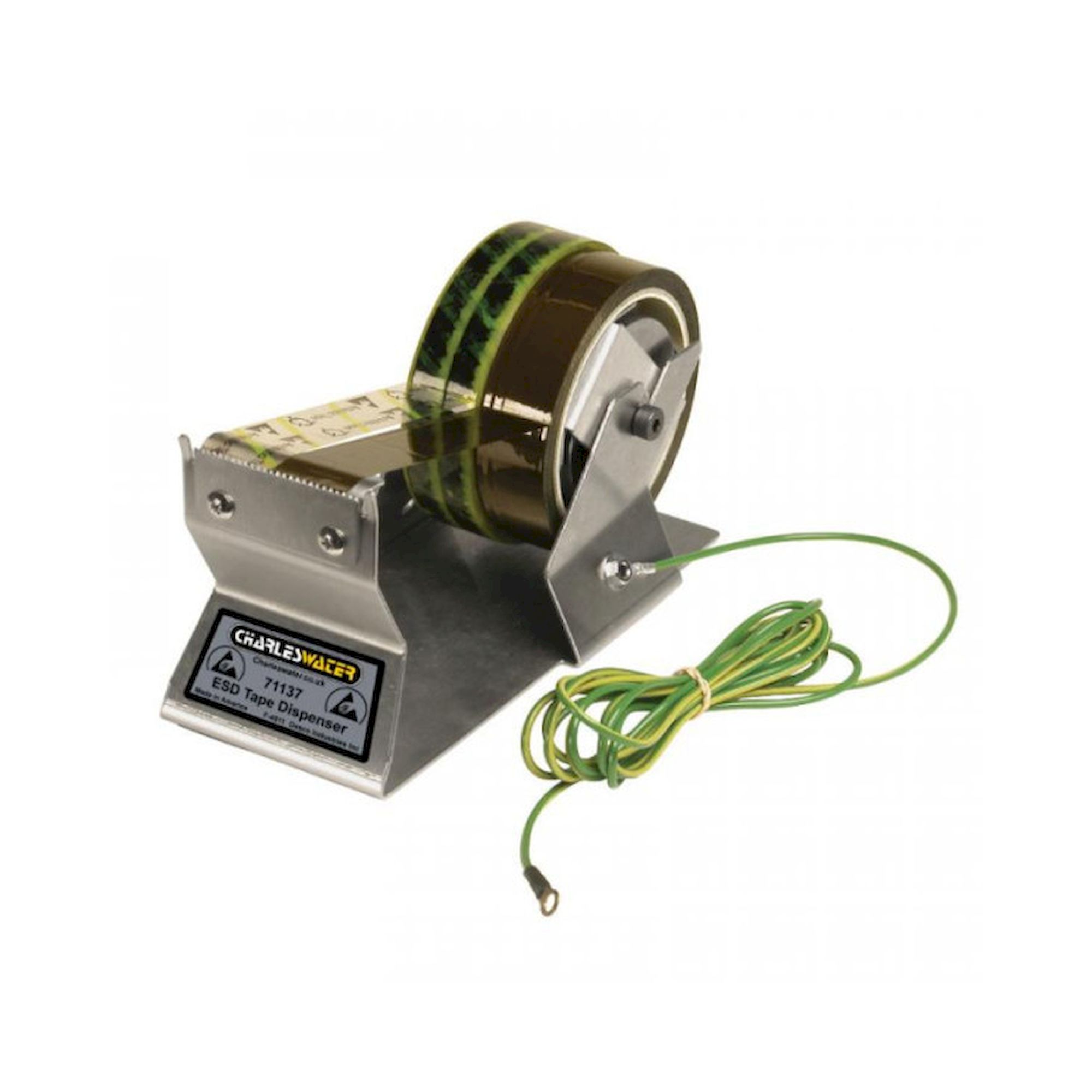 Tischabroller mit Erdungsleitung