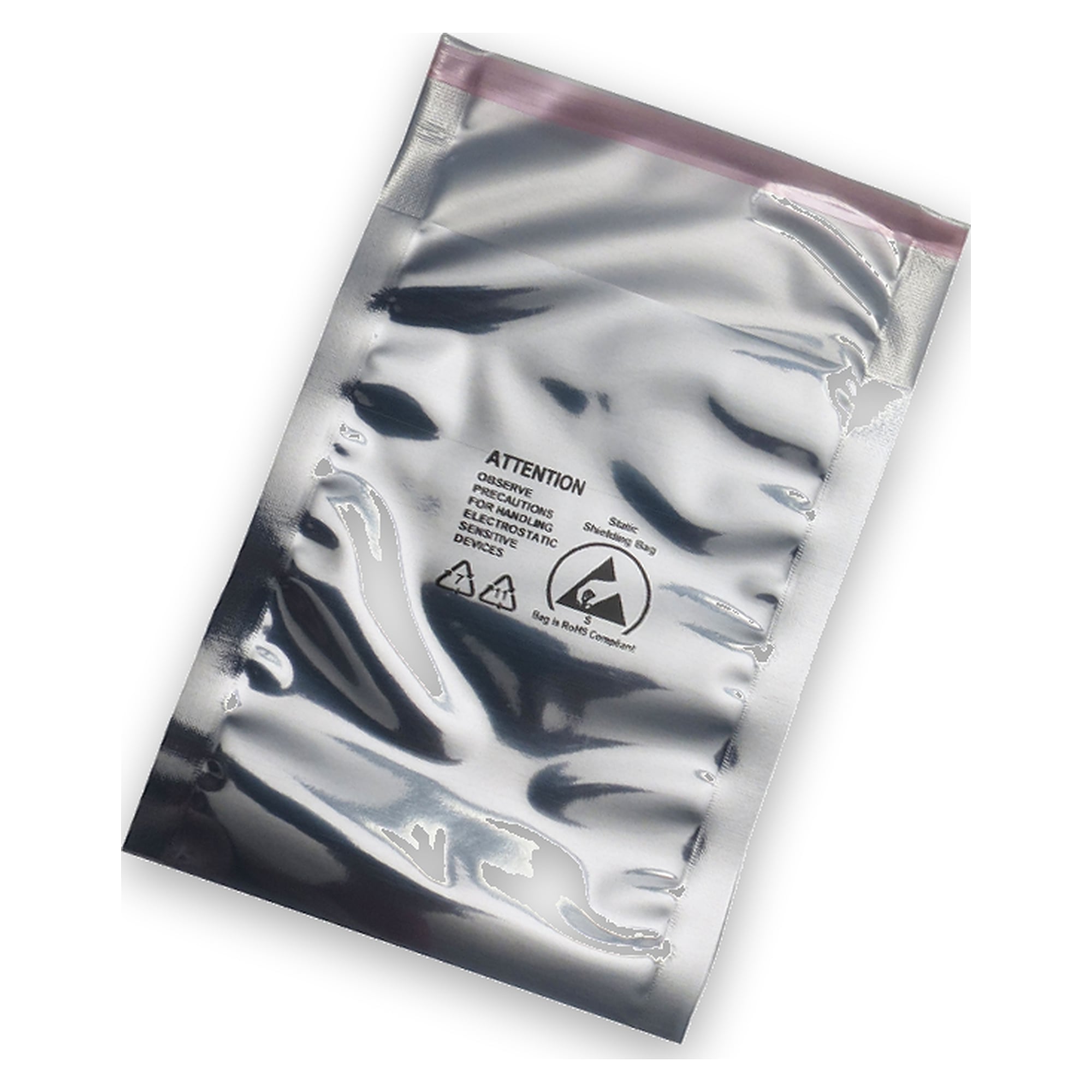 ESD shielding bag Metal In with flap and adhesive strip, 250 x 350 mm - EP0701124