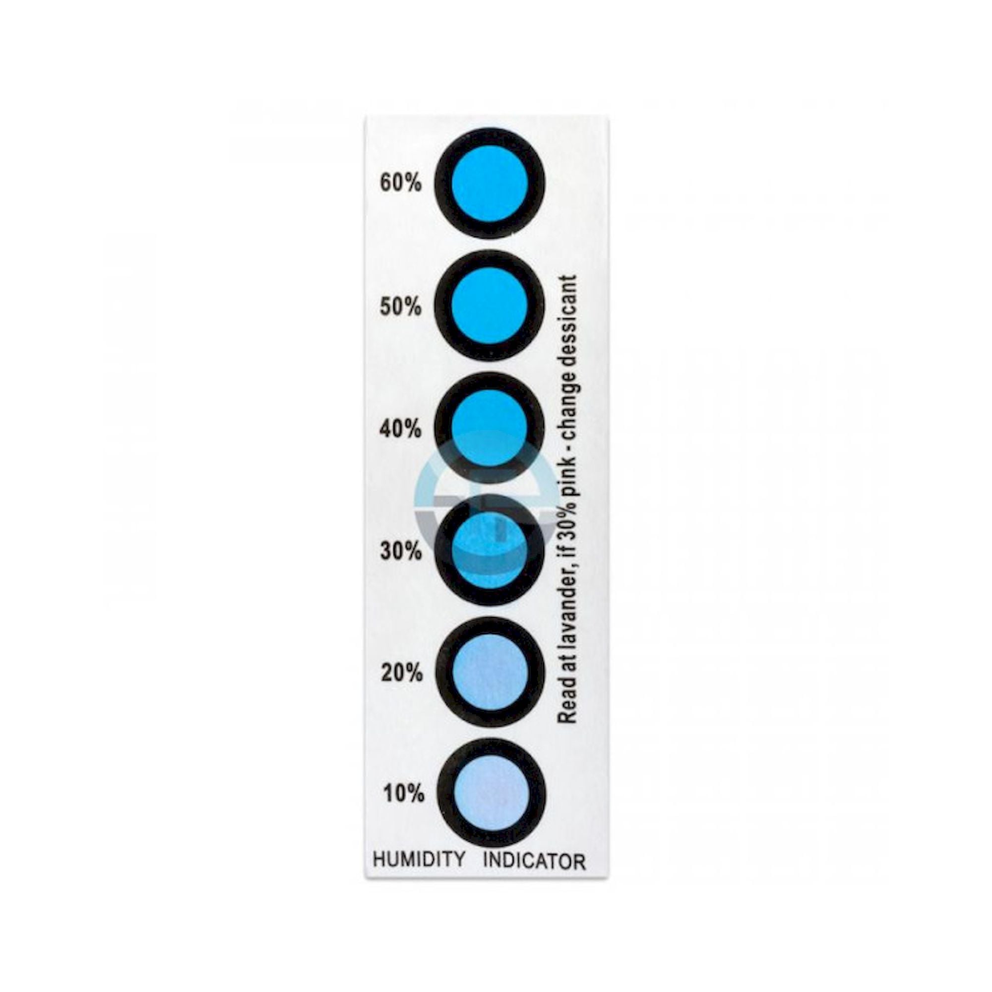 Feuchtigkeitsindikator: 10-20-30-40-50-60%