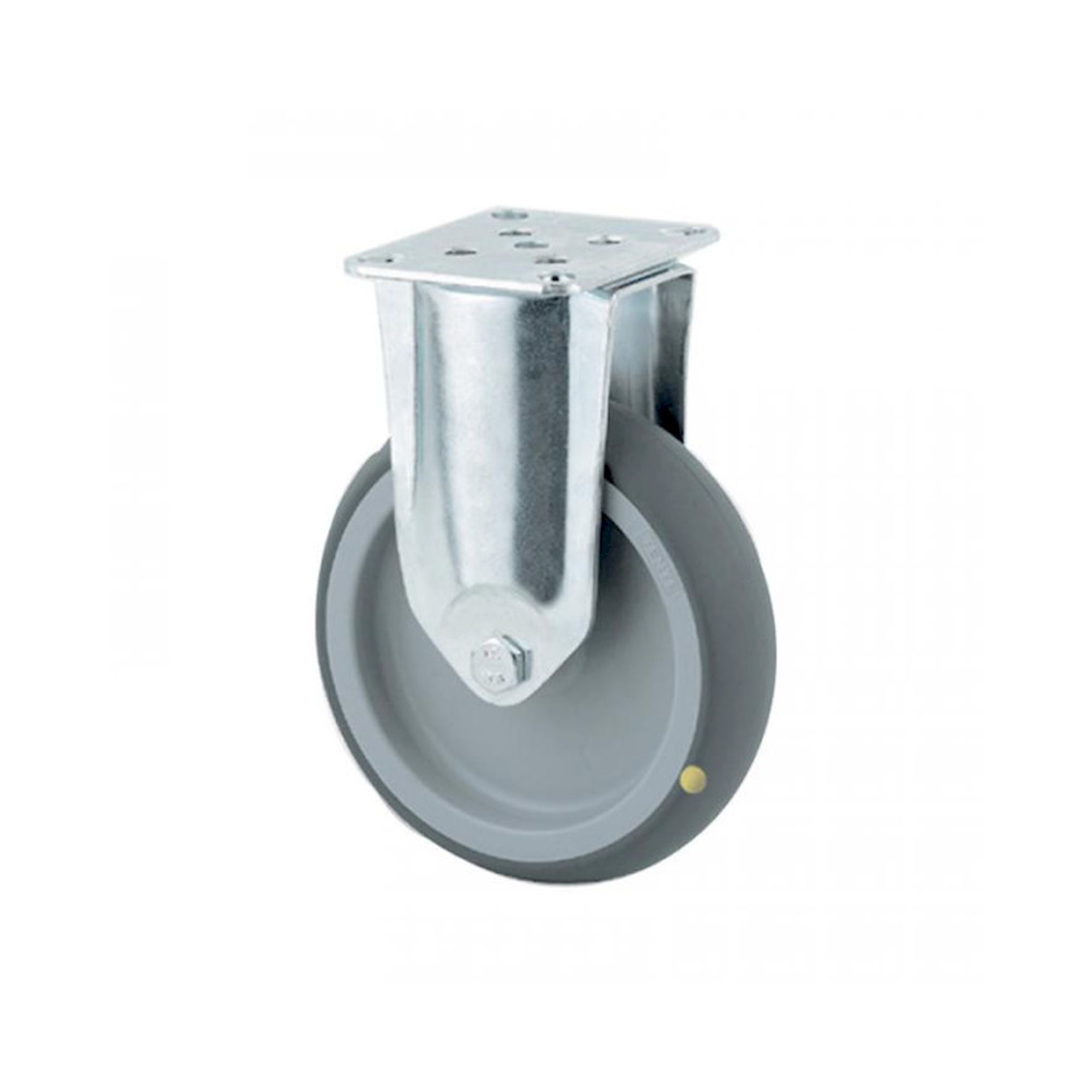 Tente ESD-Bockrolle, Plattenbefestigung