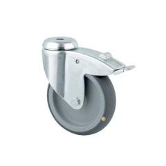 Tente ESD-Lenkrolle, Anschraubloch, Feststeller