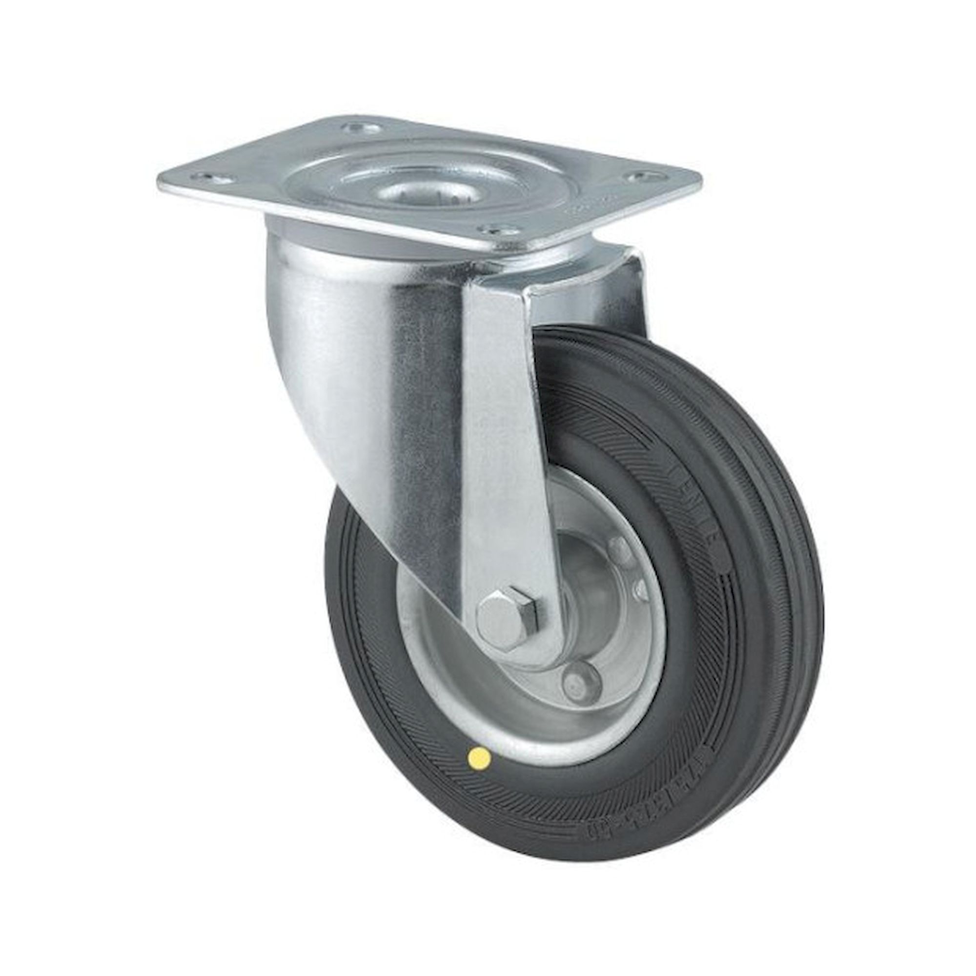 Tente ESD-Lenkrolle, Plattenbefestigung