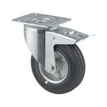 Tente ESD-Lenkrolle, Plattenbefest., Feststeller