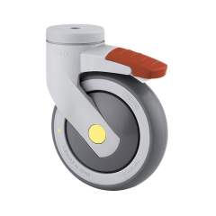 Tente ESD-Lenkrolle, Anschraubloch, Feststeller