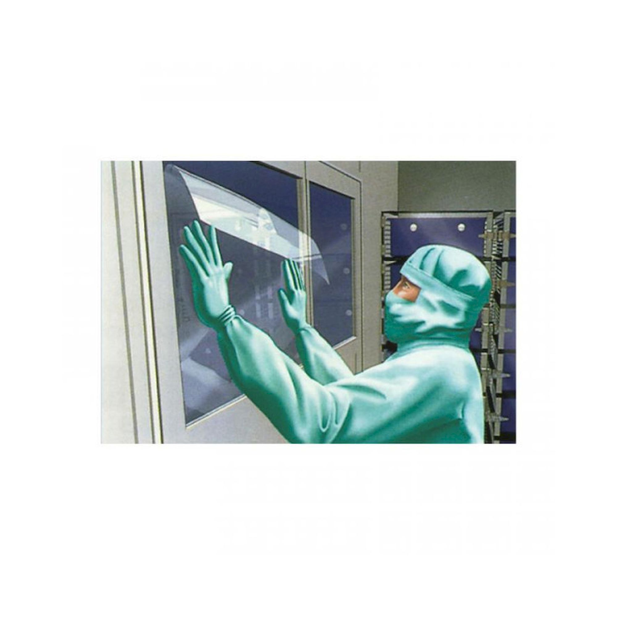 Polyesterfolie lfdm. selbstklebend, einseitig ableitend