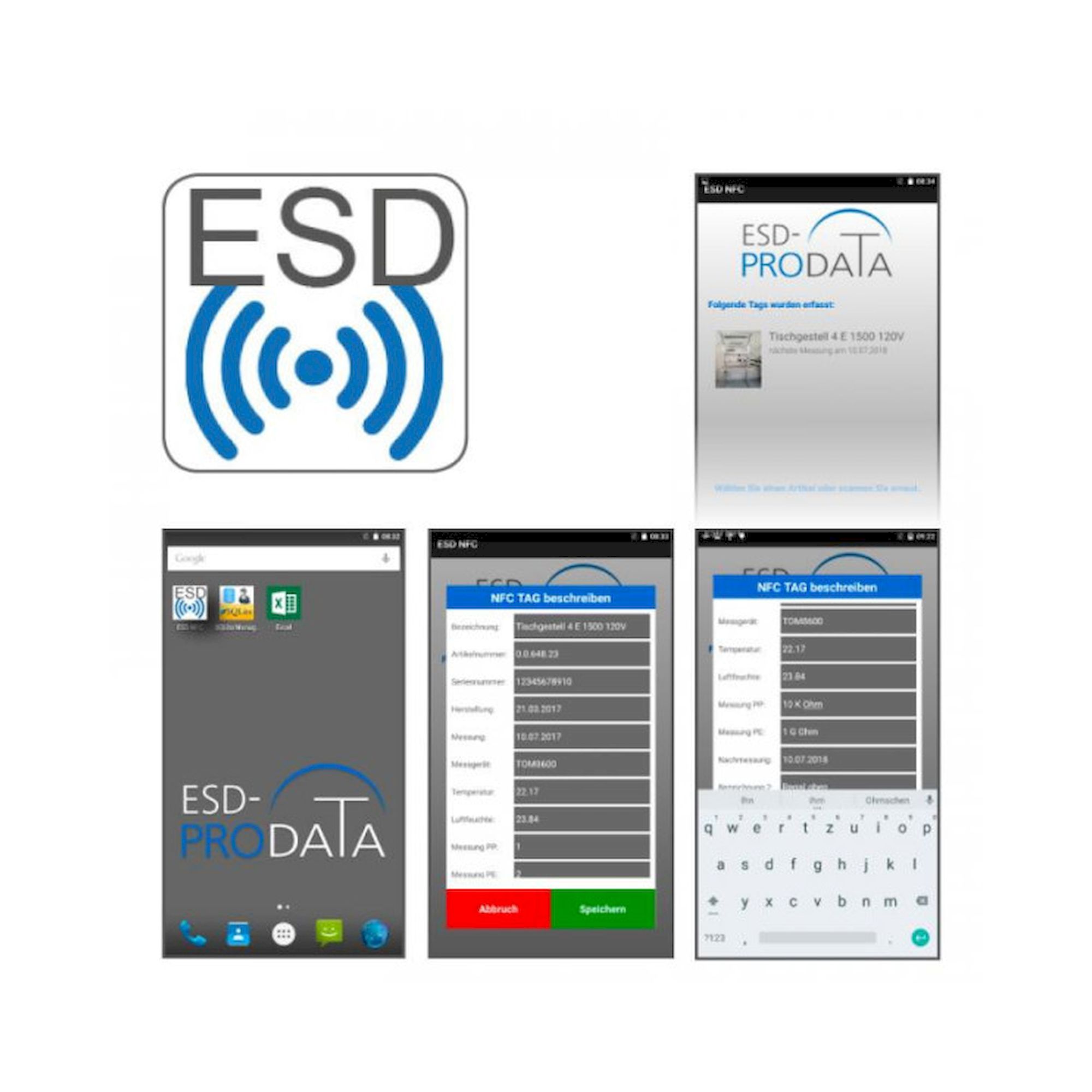 eLOGG APP zur ESD-Inventarverwaltung