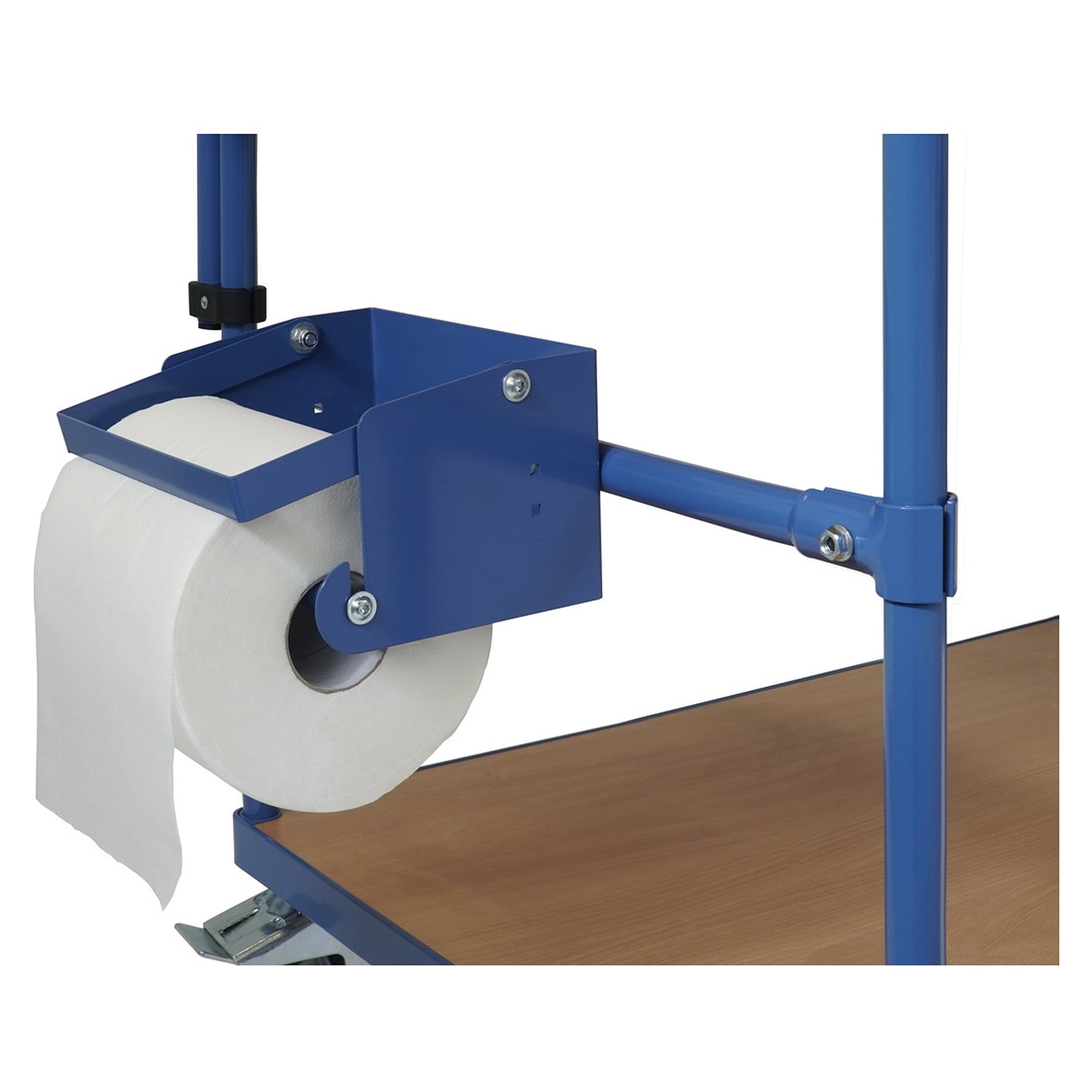 Porte-rouleau de papier avec kit de montage pour chariots à plateau de 700 mm de large - Fetra 1396-4822