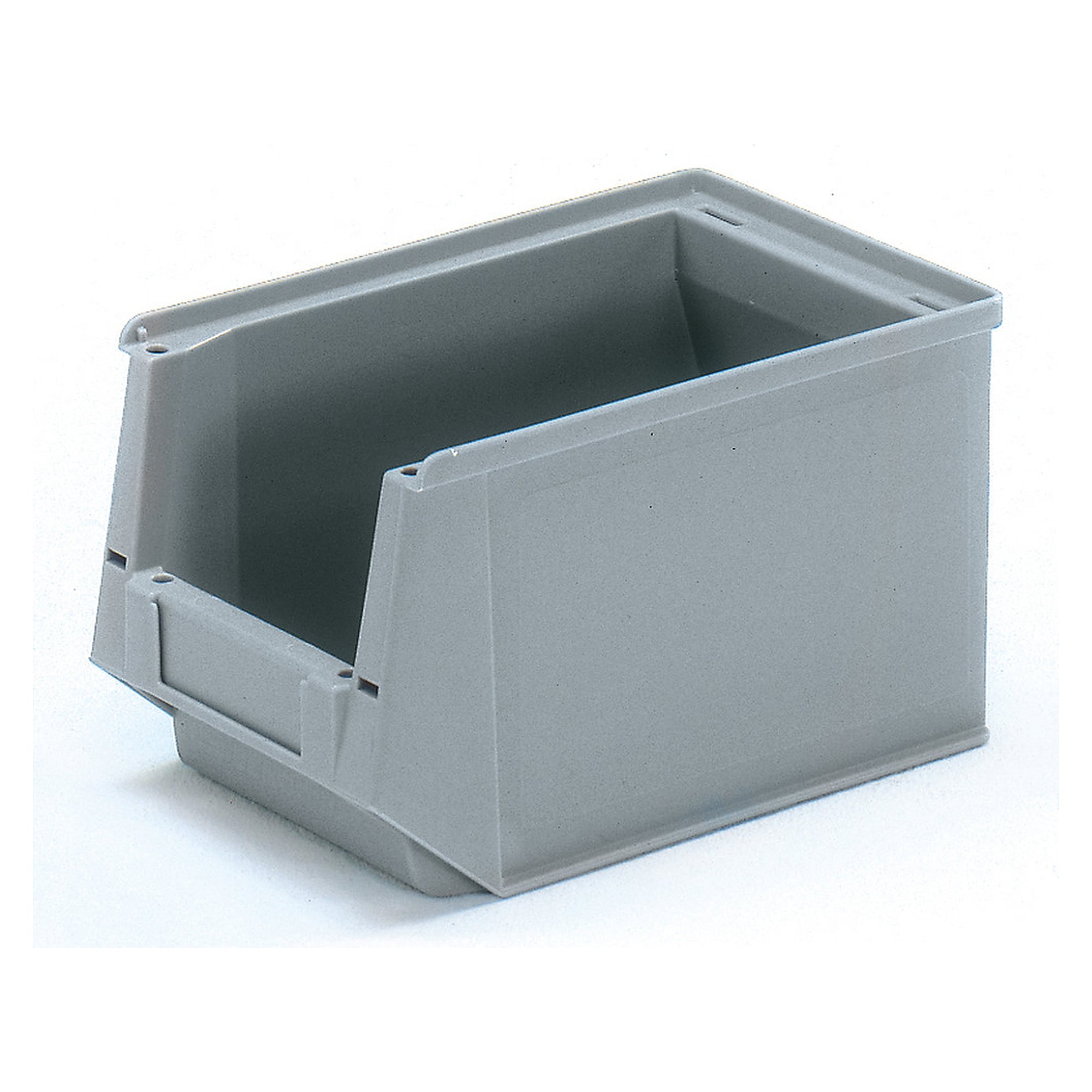 Open-Front Storage Bin 230/200 x 147 x 132 mm, Grey - Fetra 1782