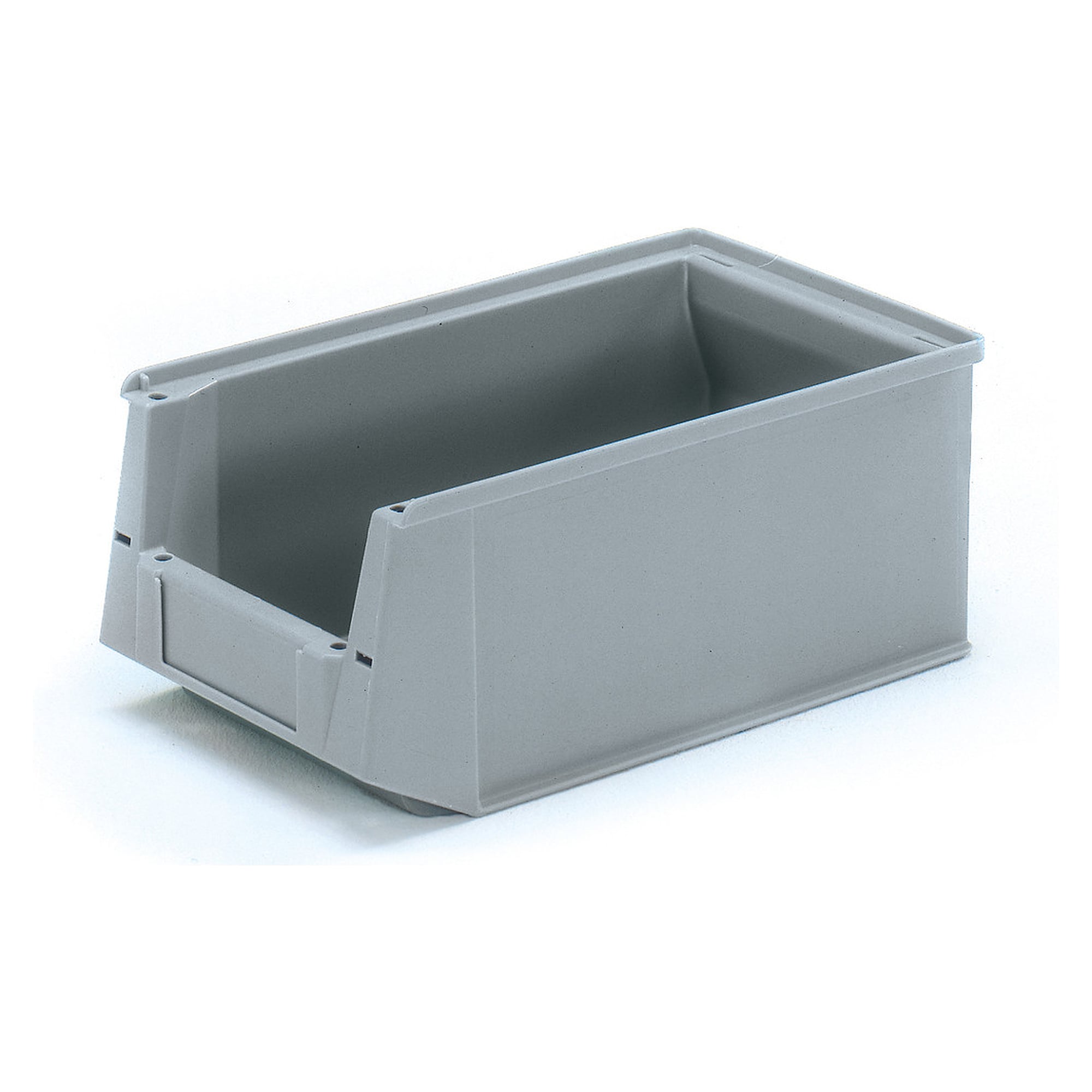 Open-Front Storage Bin 350/300 x 210 x 145 mm, Grey - Fetra 1783