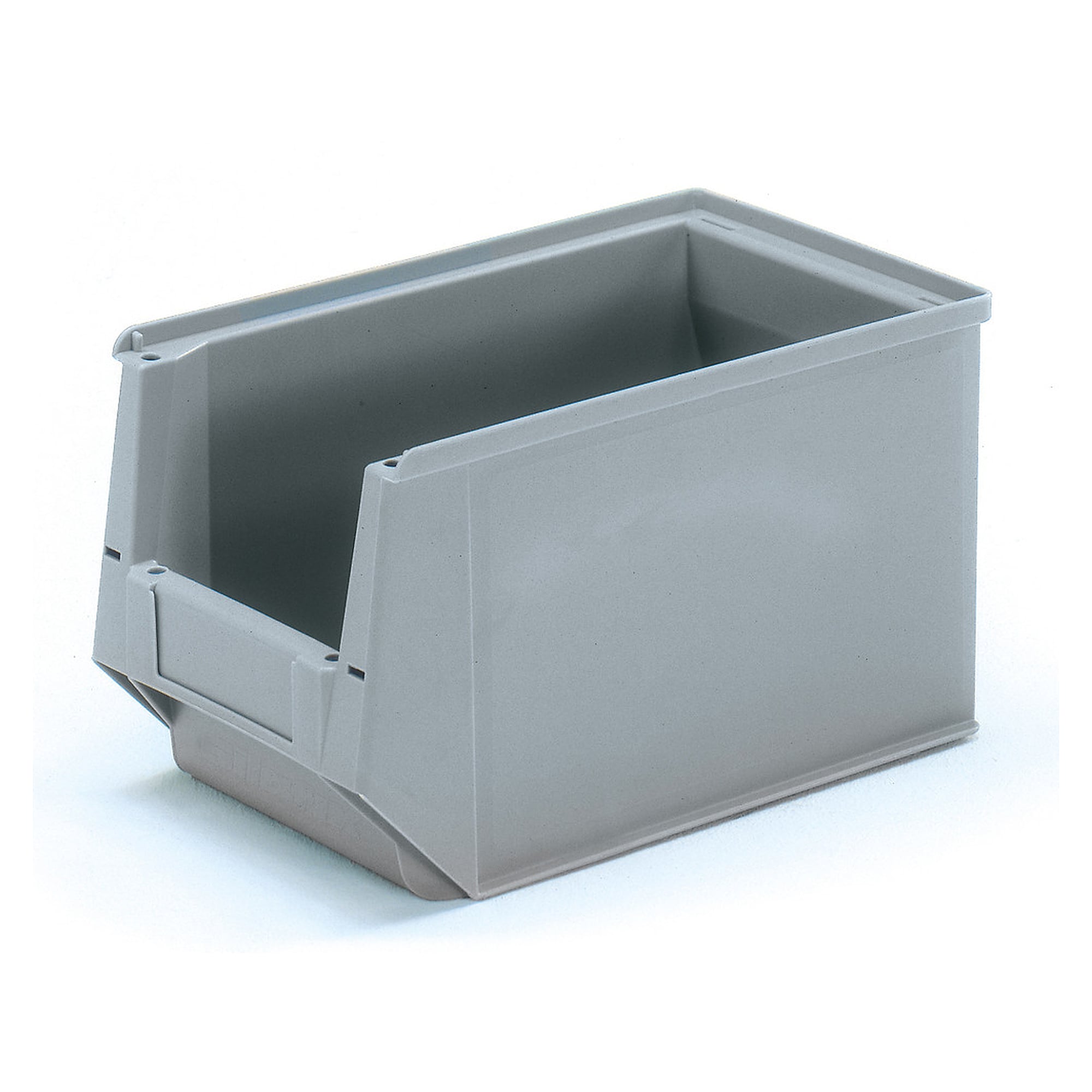 Open-Front Storage Bin 350/300 x 210 x 200 mm, Grey - Fetra 1784