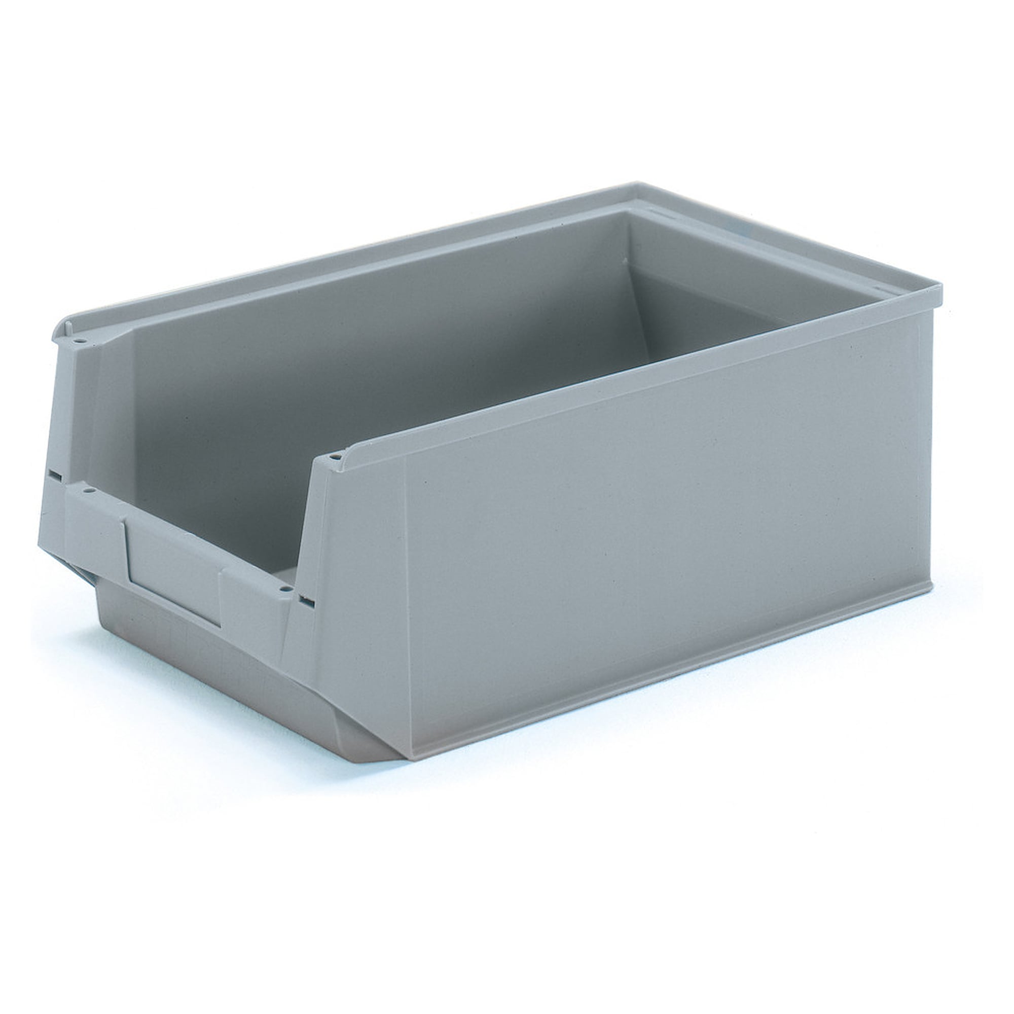 Open-Front Storage Bin 500/450 x 310 x 200 mm, Grey - Fetra 1786