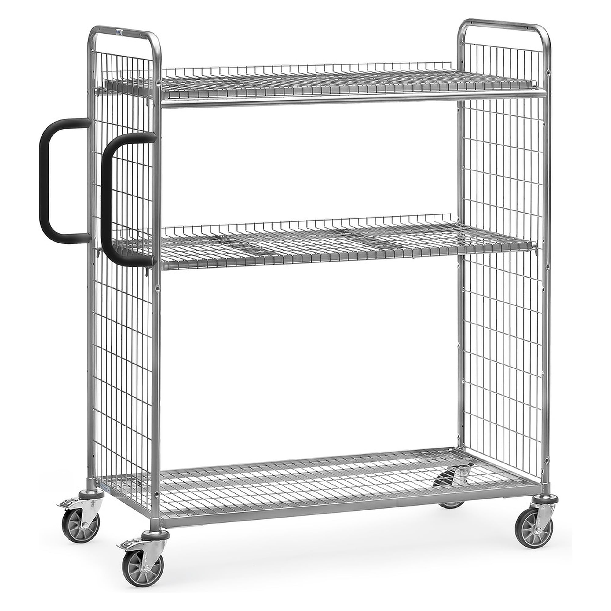 Chariot de préparation de commandes 1250 x 610 mm, charge 300 kg - Fetra 28222