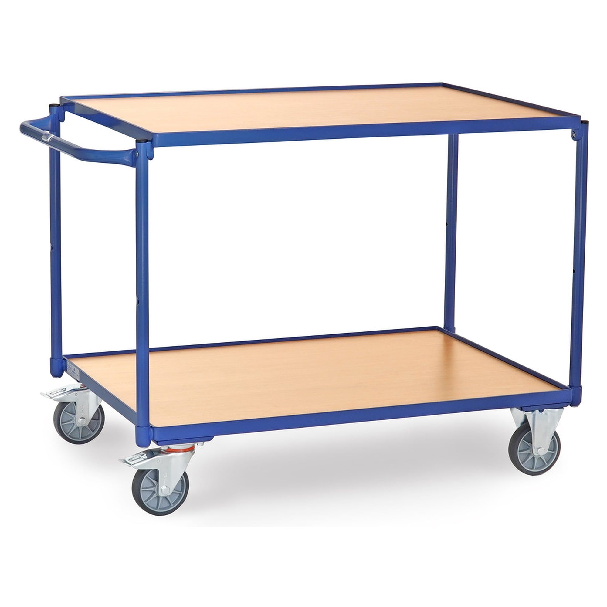 Platform Trolley 2 tiers Load Area 1000 x 700 mm TPE 120 kg/Tier - Fetra 2944