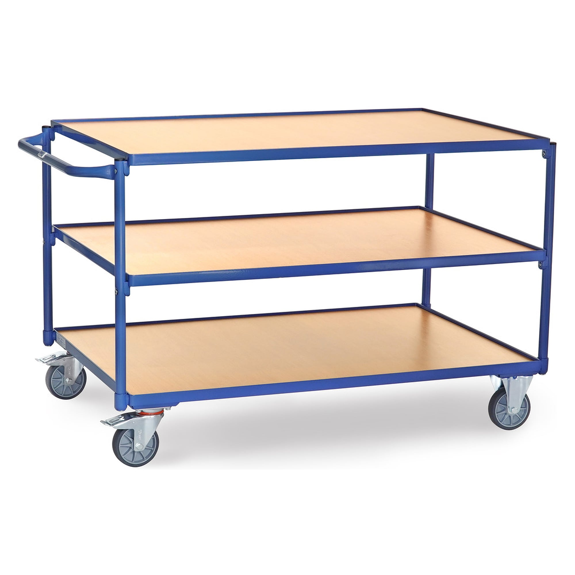 Platform Trolley 3 tiers Load Area 1200 x 800 mm TPE 120 kg/Tier - Fetra 2956