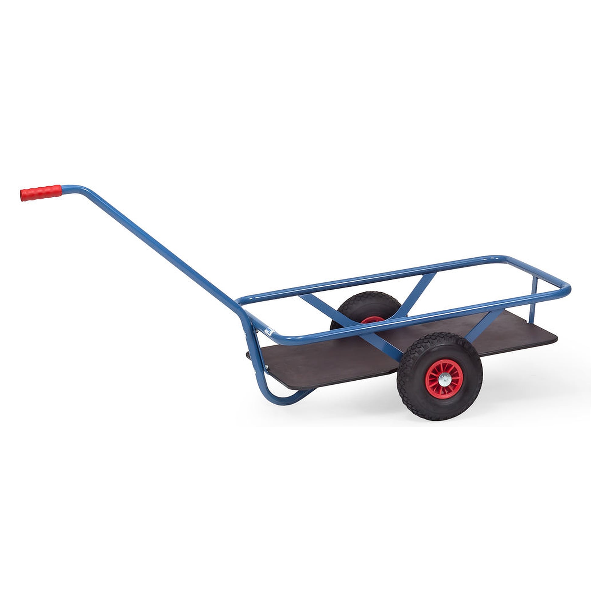Handwagen 4092P - PU-Räder Ø260 mm, mit wasserfestem Sperrholzboden 835 x 458 mm