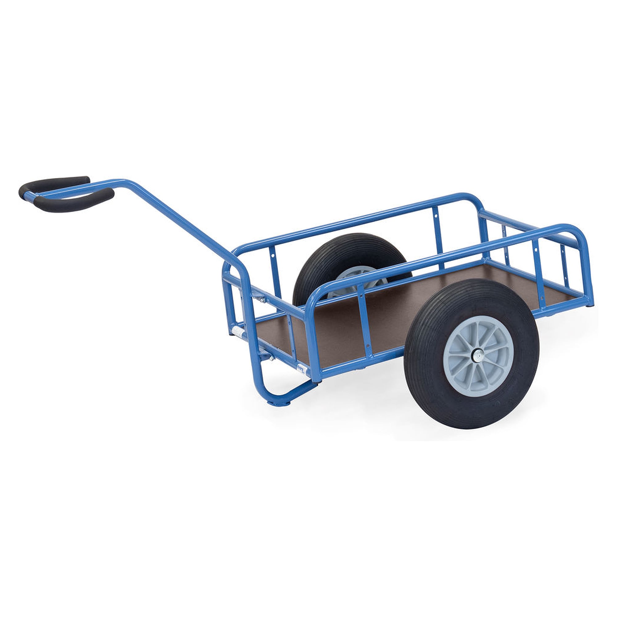 Handwagen 4104P - PU-Räder Ø400 mm, mit wasserfestem Sperrholzboden 845 x 545 mm