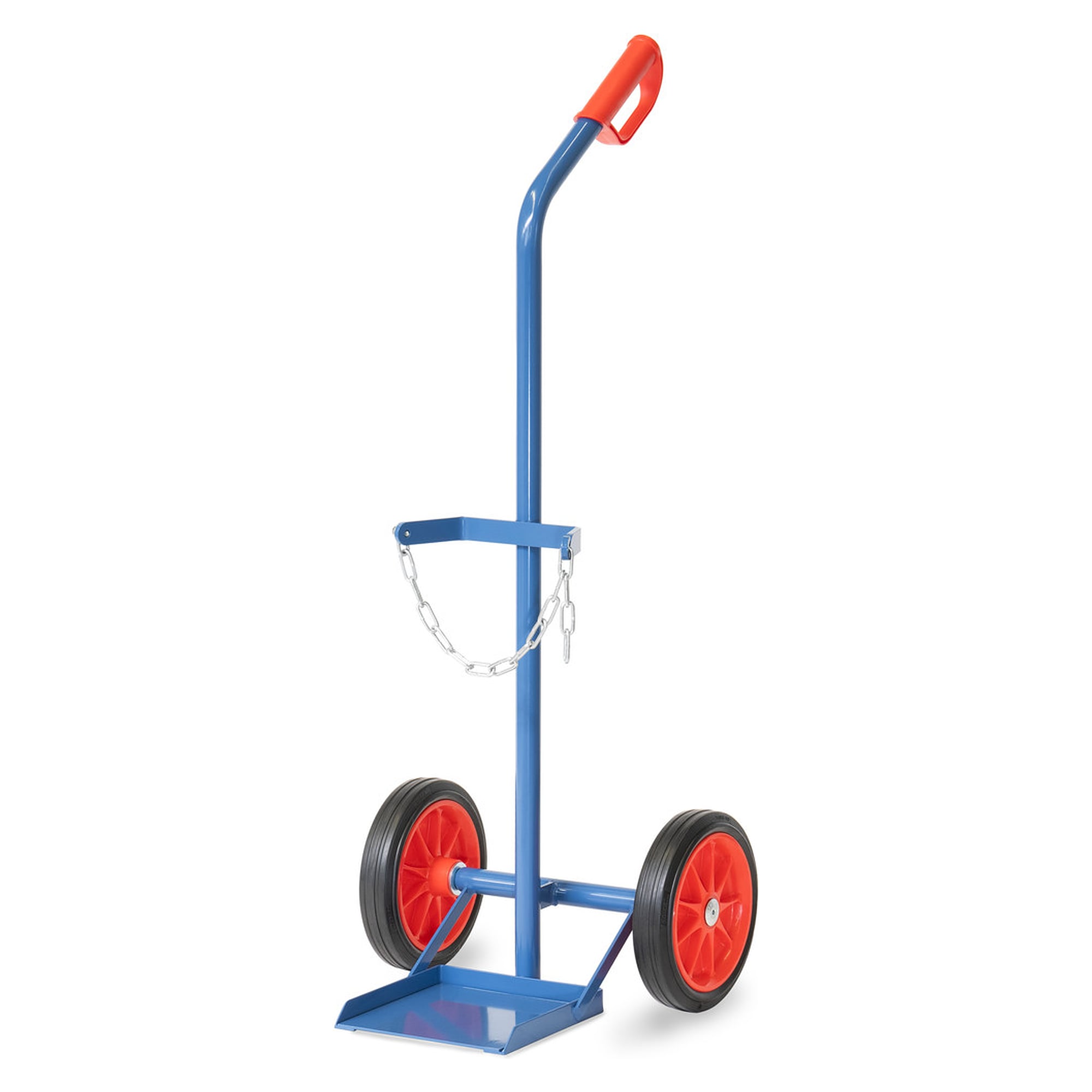 Cylinder Hand Truck 100 kg for 1 gas cylinder Ø 229 mm, solid rubber 260 mm - Fetra 51229V