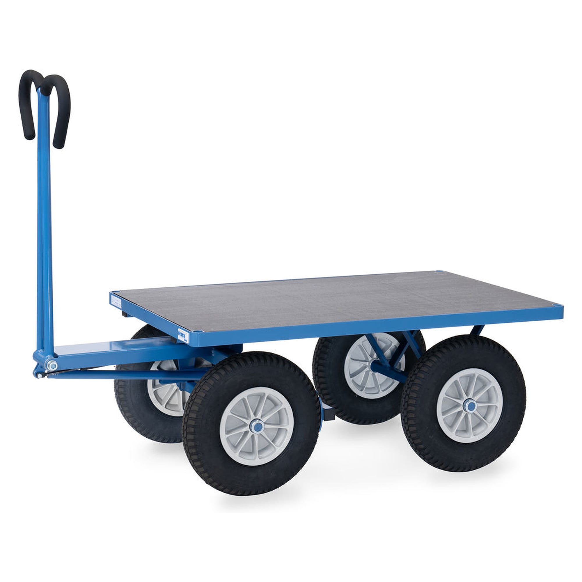 Chariot plateforme 1200 x 800 mm 750 kg roues mousse PU - Fetra 6404P