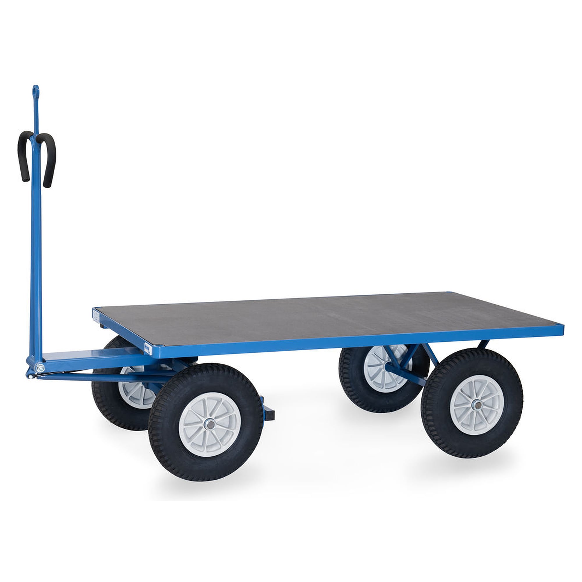 Platform Truck 1600 x 900 mm 750 kg PU foam tyres with tow eye - Fetra 6405PZ