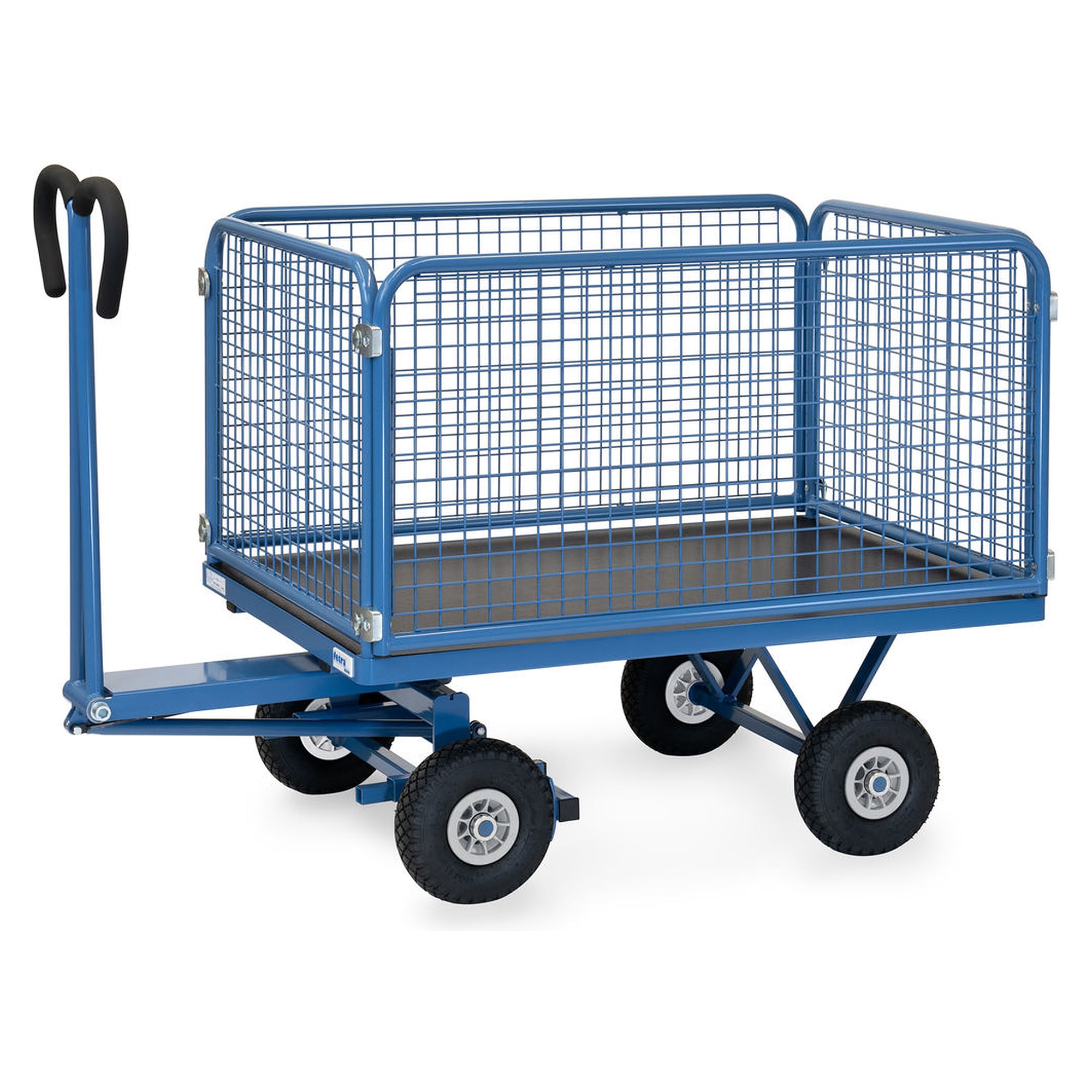 Mesh-wall platform truck 1135x795 mm, 450 kg capacity - Fetra 6433P