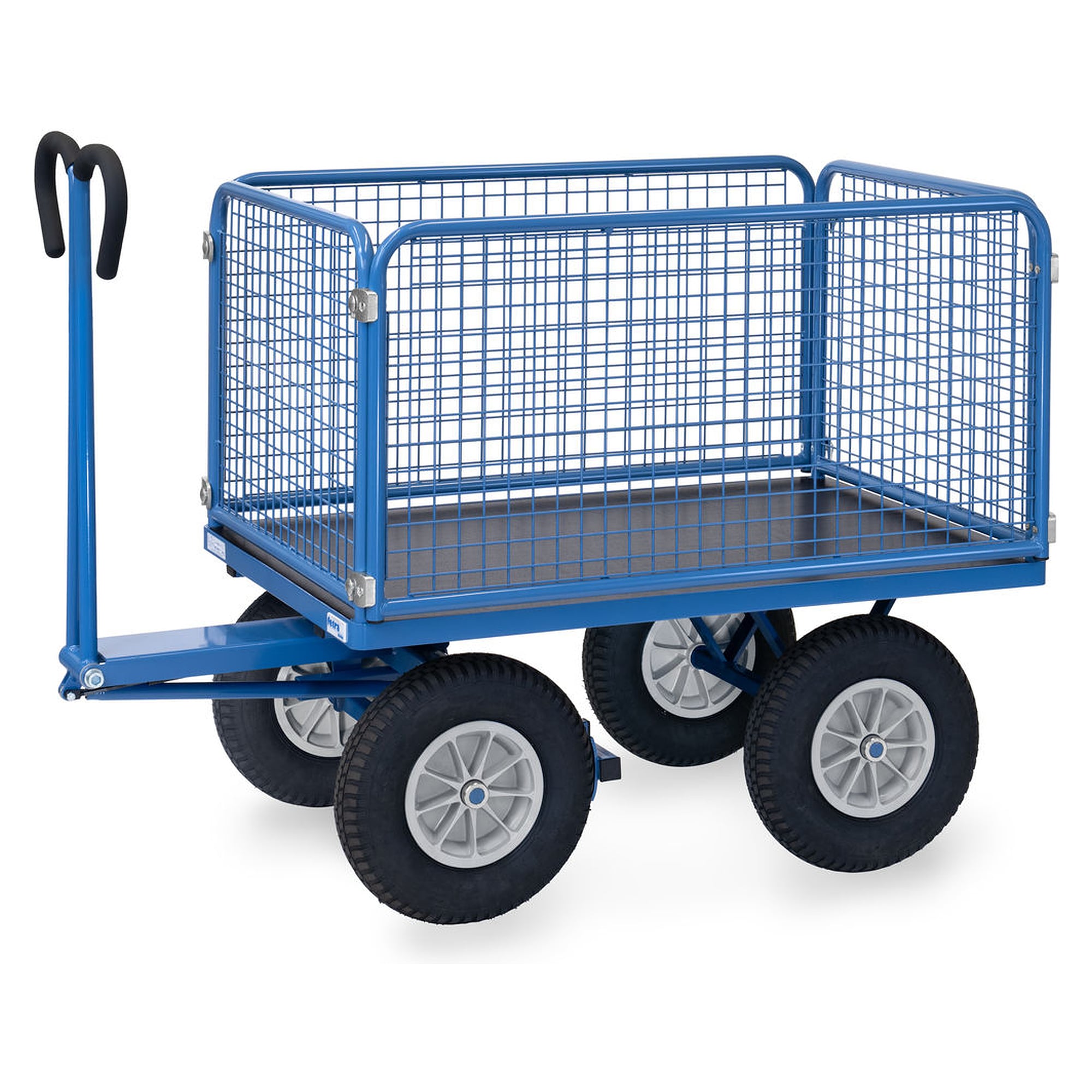 Mesh-wall platform truck 1135x795 mm, 750 kg capacity - Fetra 6434P