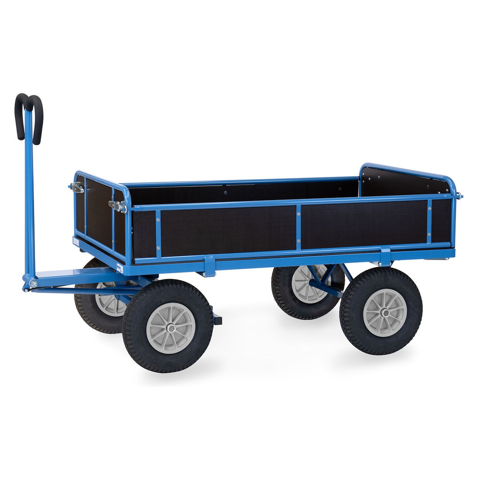 Chariot à plateau 750 kg, surface de charge 1540 x 840 mm - Fetra 6455P