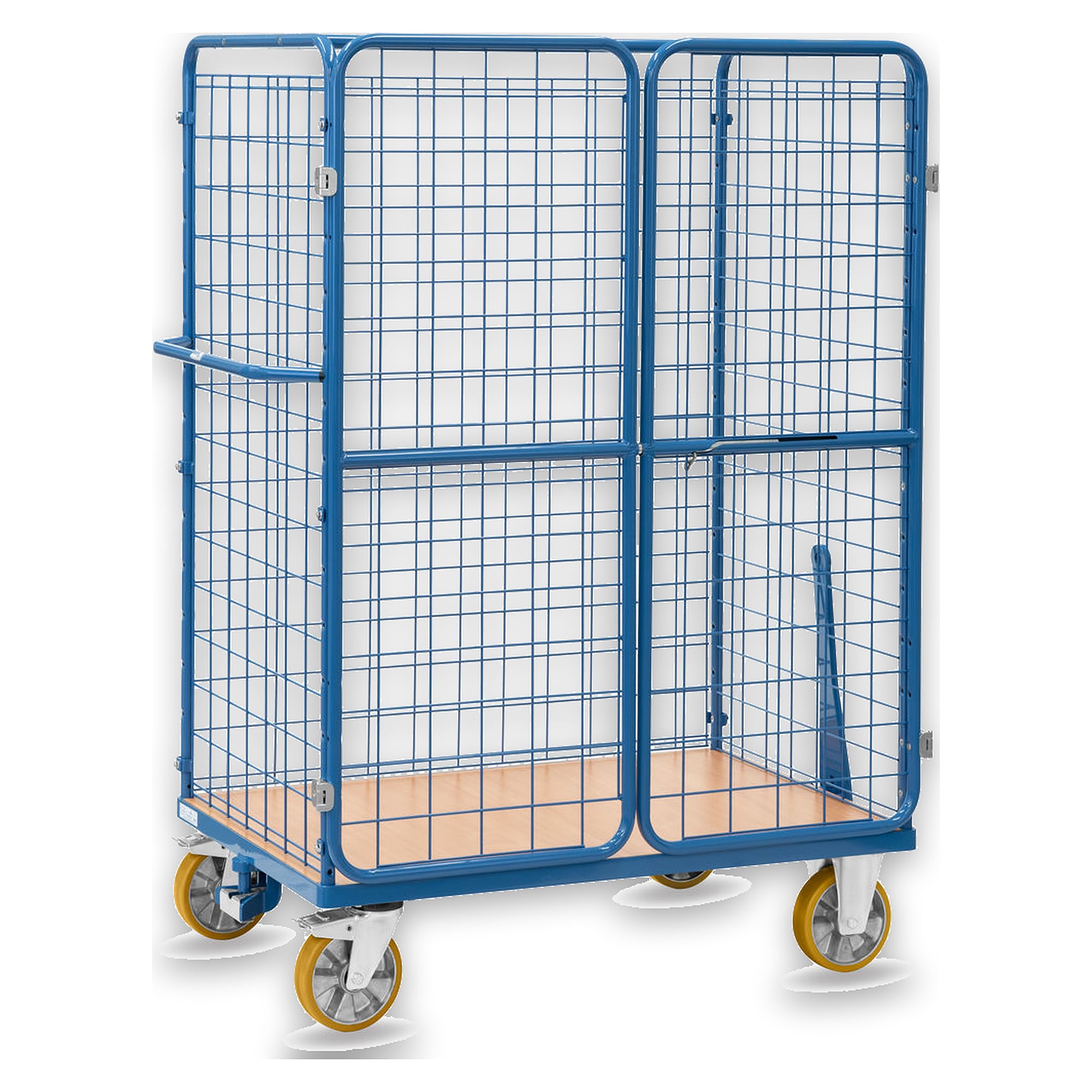 Chariot à colis train logistique 1200 x 800 mm charge 600 kg - Fetra 8583-3-RZ