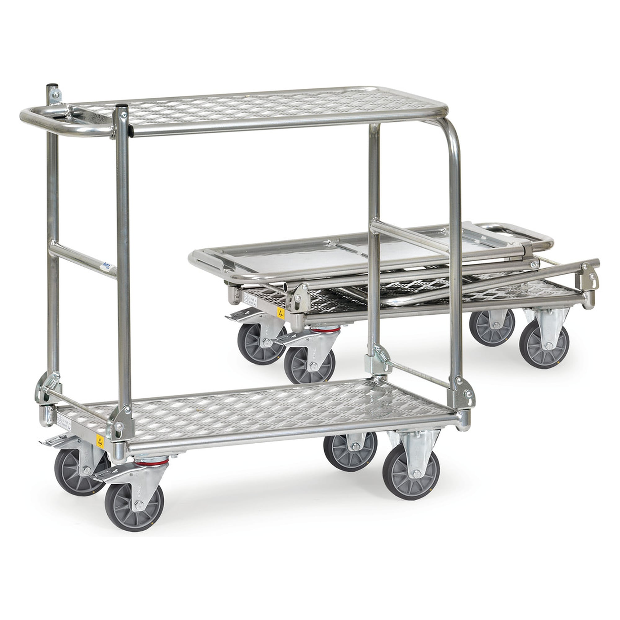 ESD-Klapp-Tischwagen ALU klappbar, Ladefläche 720 x 450 mm - Fetra 91180