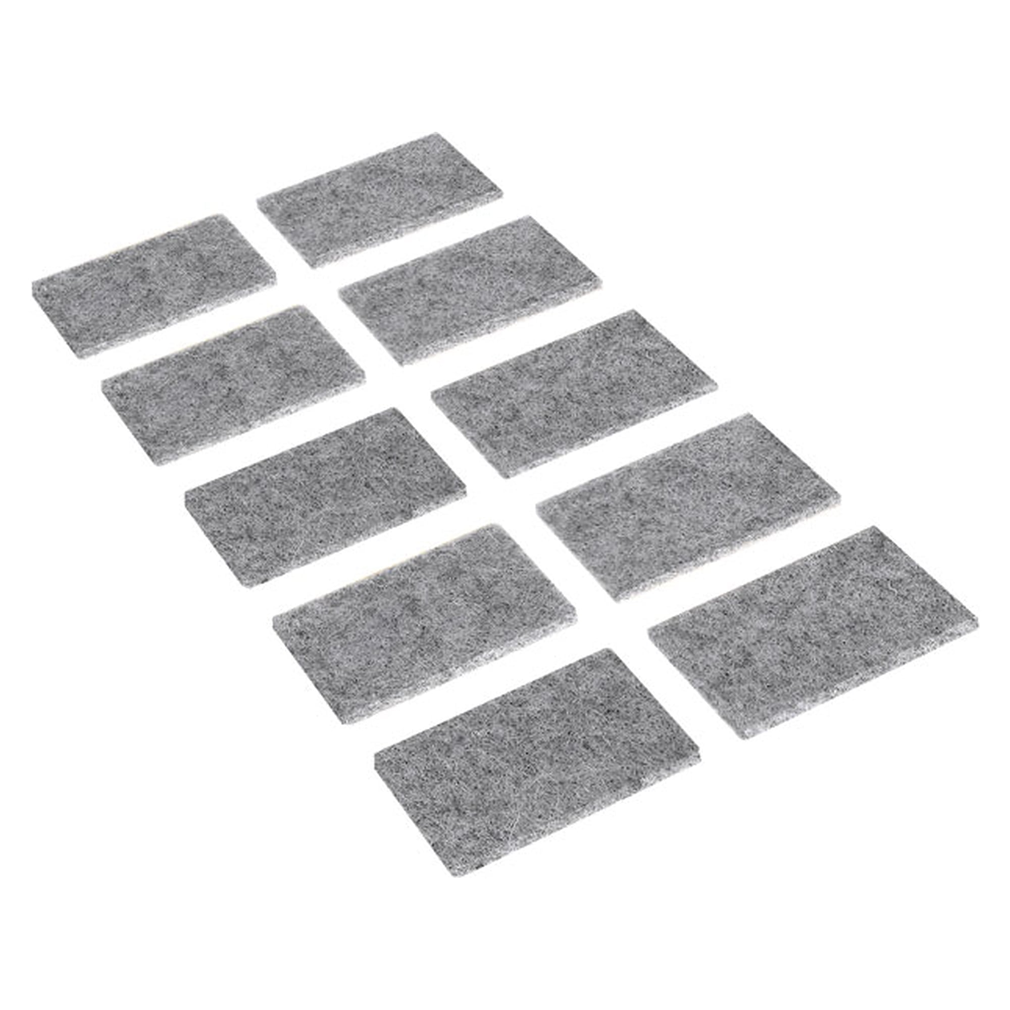 Filzstreifen selbstklebend 50 x 25 x 3,5 mm für Schraubstockbacken, VE10 - Bernstein FILZ-050x25x3