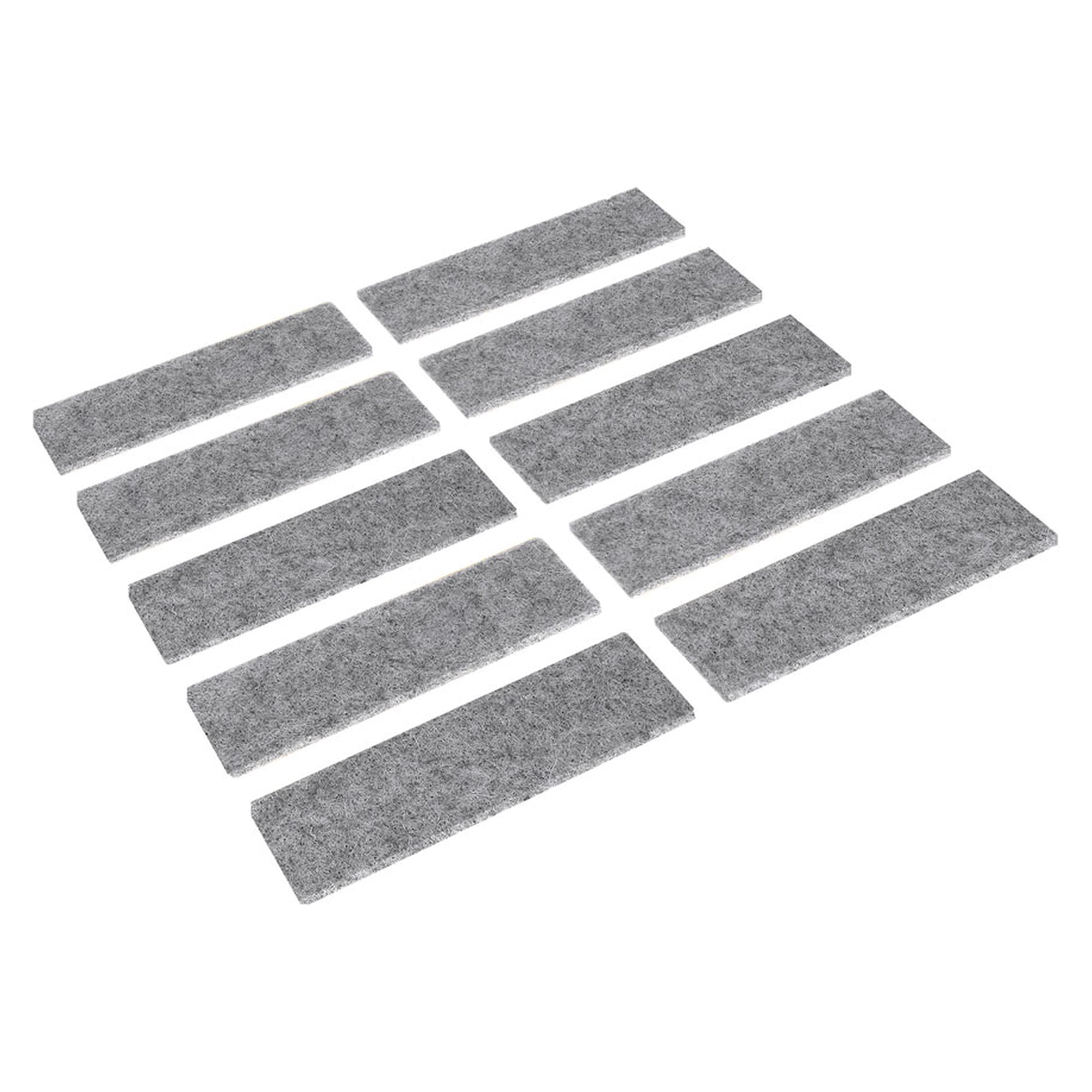 Filzstreifen selbstklebend 100 x 25 x 3,5 mm für Schraubstockbacken, VE10 - Bernstein FILZ-100x25x3