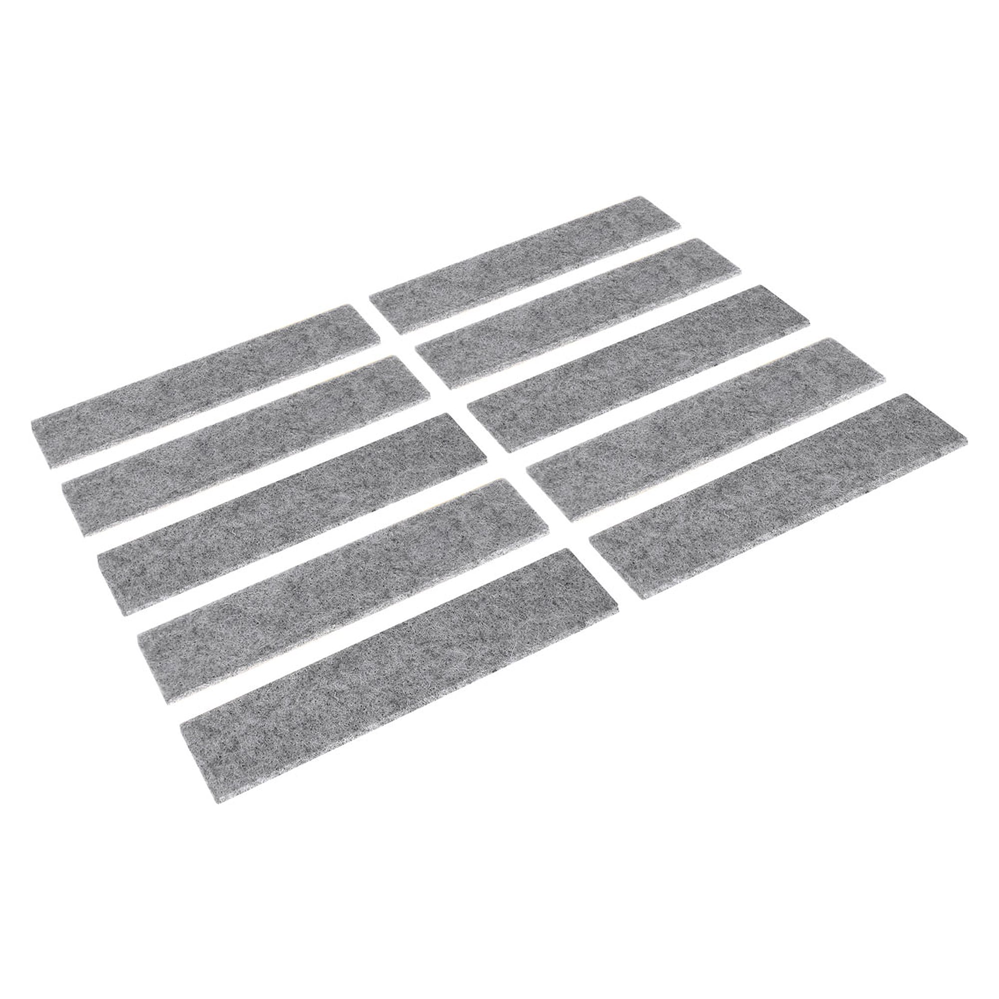 Bande de feutre autocollante 150 x 25 x 3,5 mm pour mors d'étau, VE10 - Bernstein FILZ-150x25x3