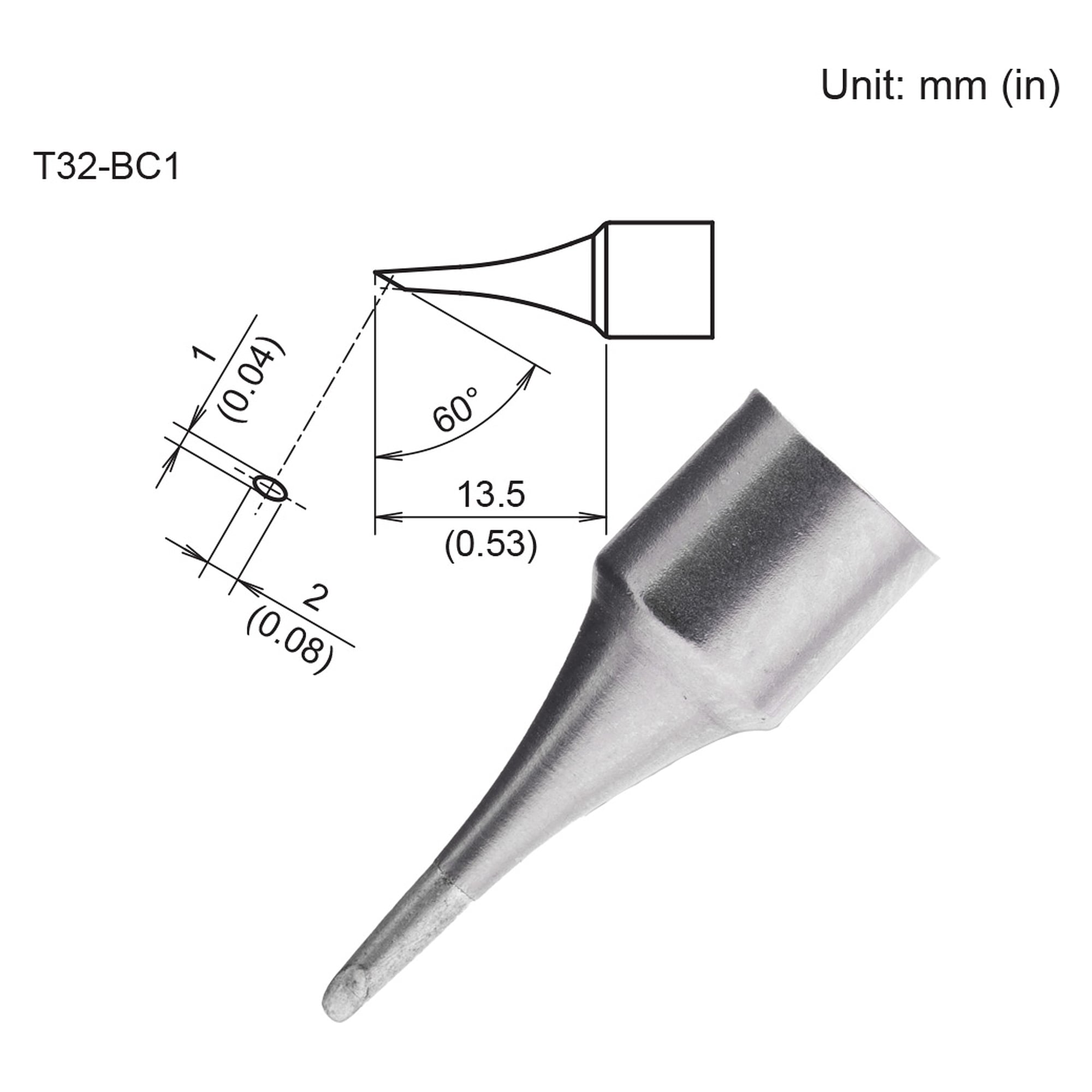 Lötspitze Format 1BC - Hakko T32-BC1