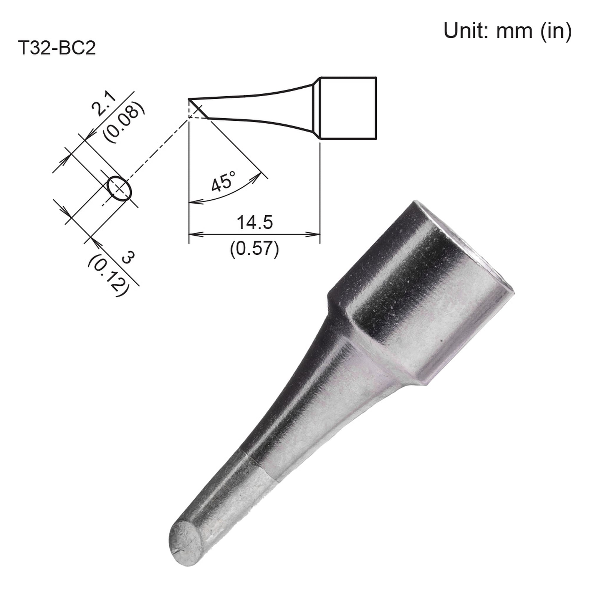Lötspitze Format 2BC - Hakko T32-BC2