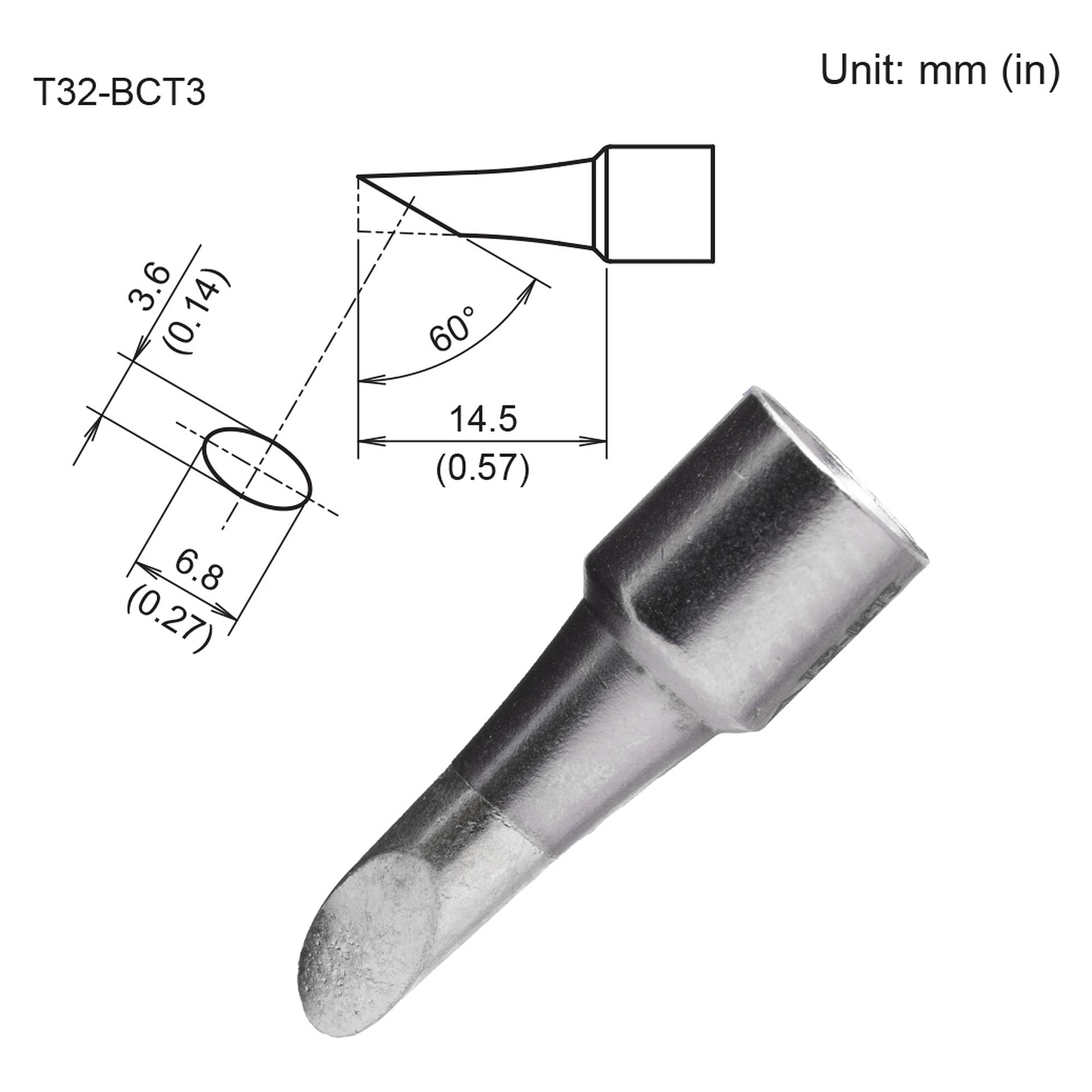 Lötspitze Format 3BCT - Hakko T32-BCT3
