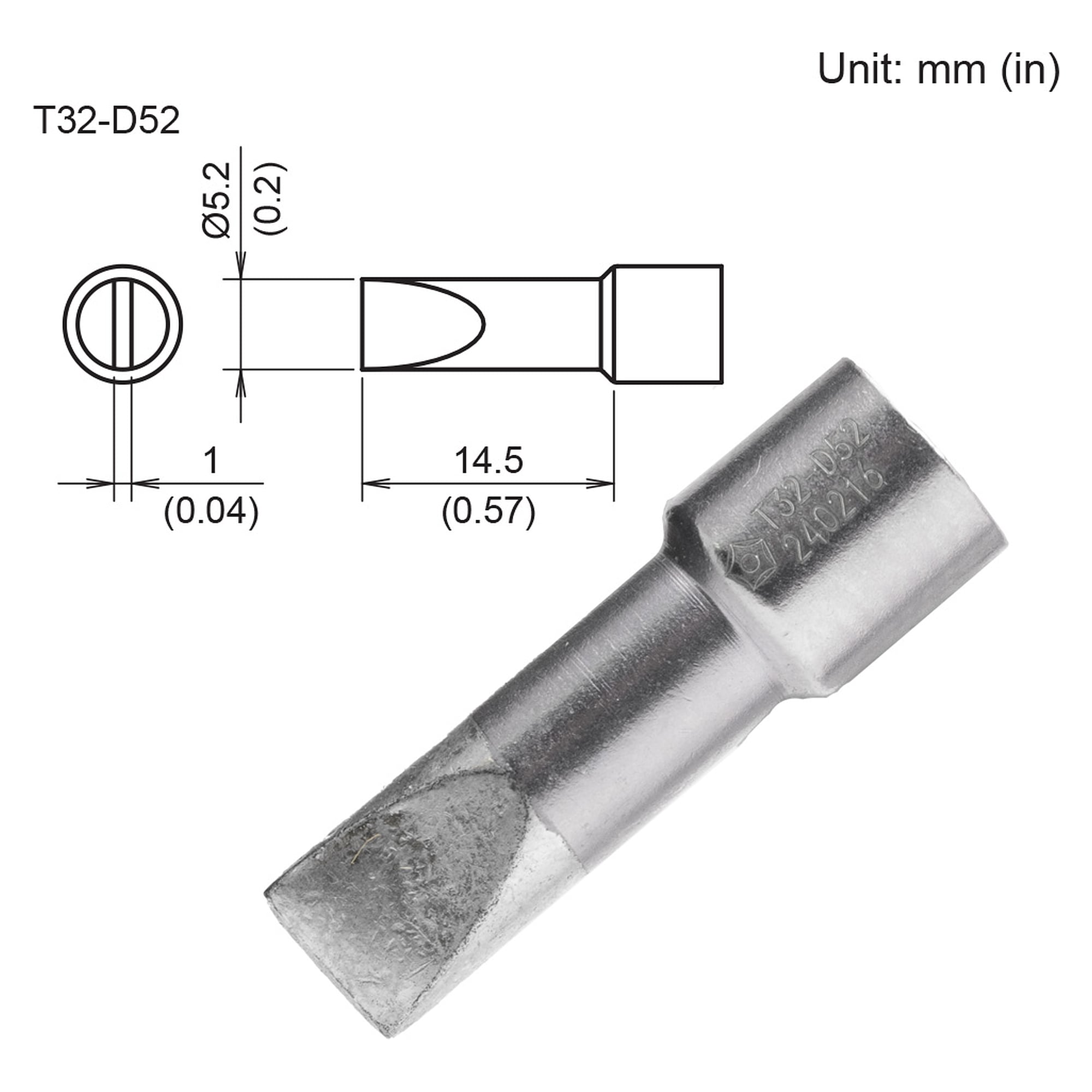 Lötspitze 5.2D Format - Hakko T32-D52