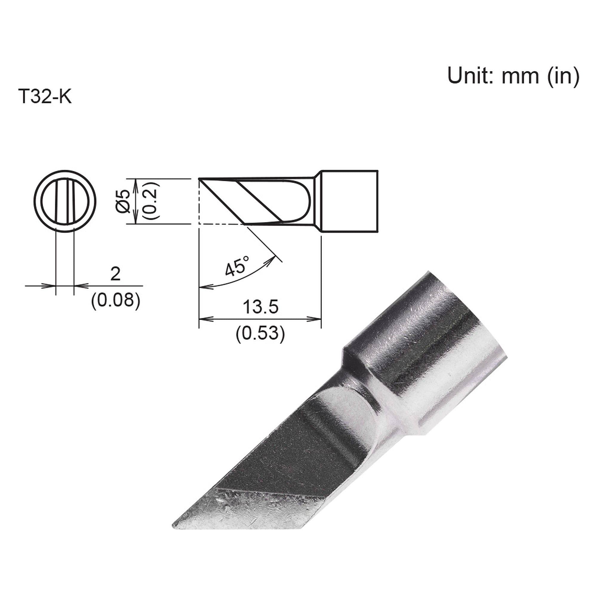 Panne à souder format K - Hakko T32-K