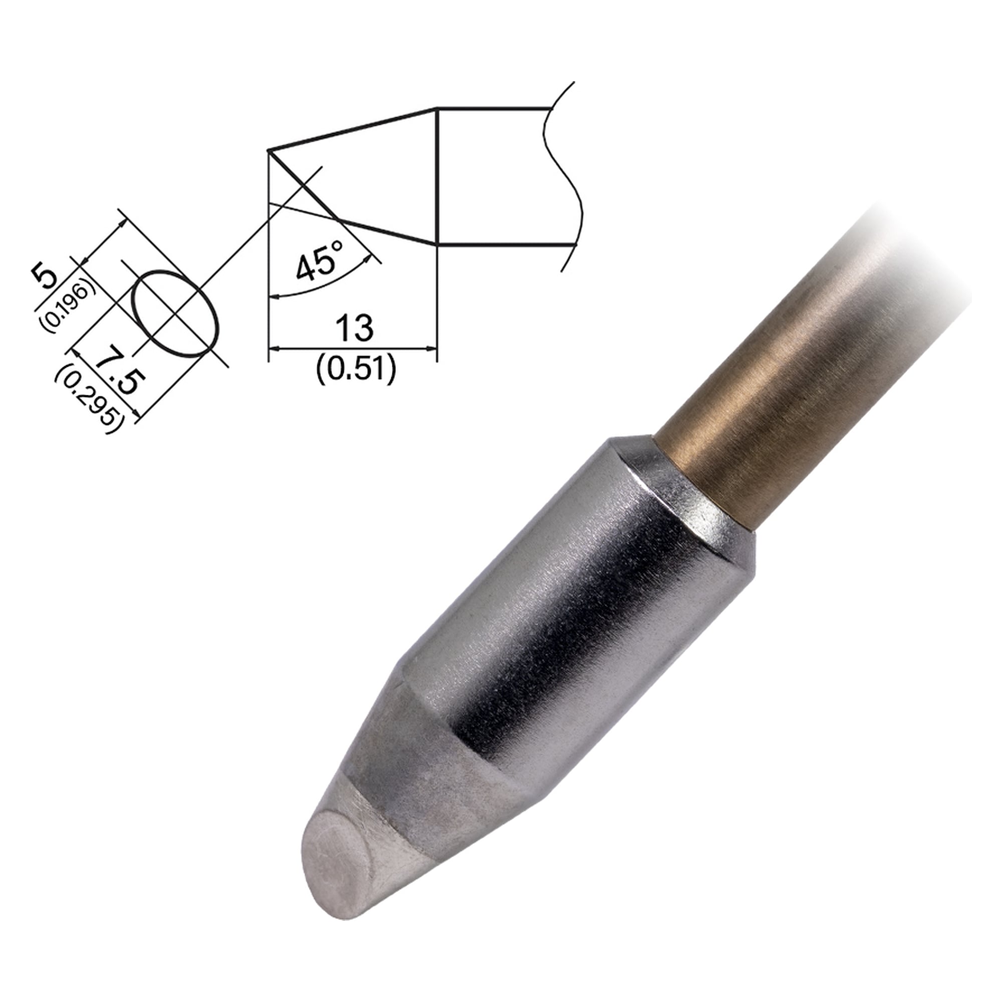 Aktive Lötspitze Format 4BC – Hakko T37-BC5075