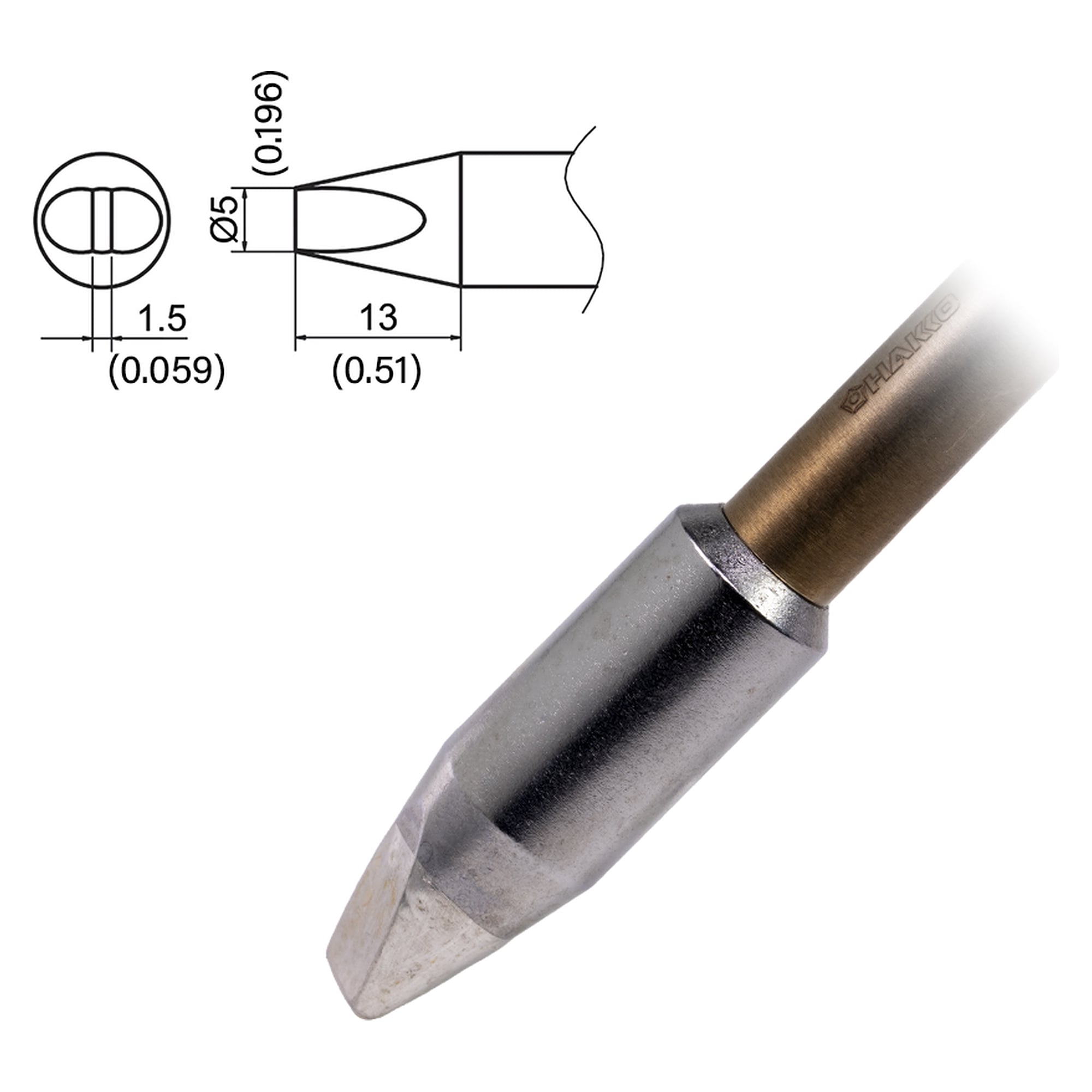 Lötspitze Format 5.0D - Hakko T37-D5