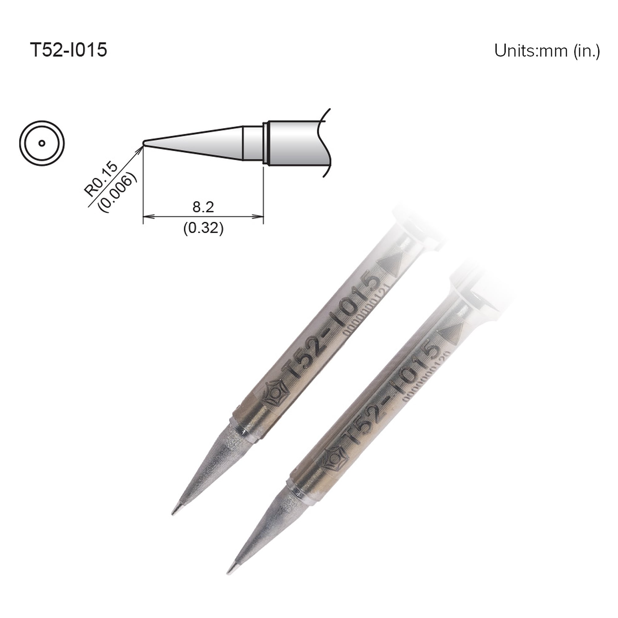 Lötspitze Format 0.5I - Hakko T52-I015