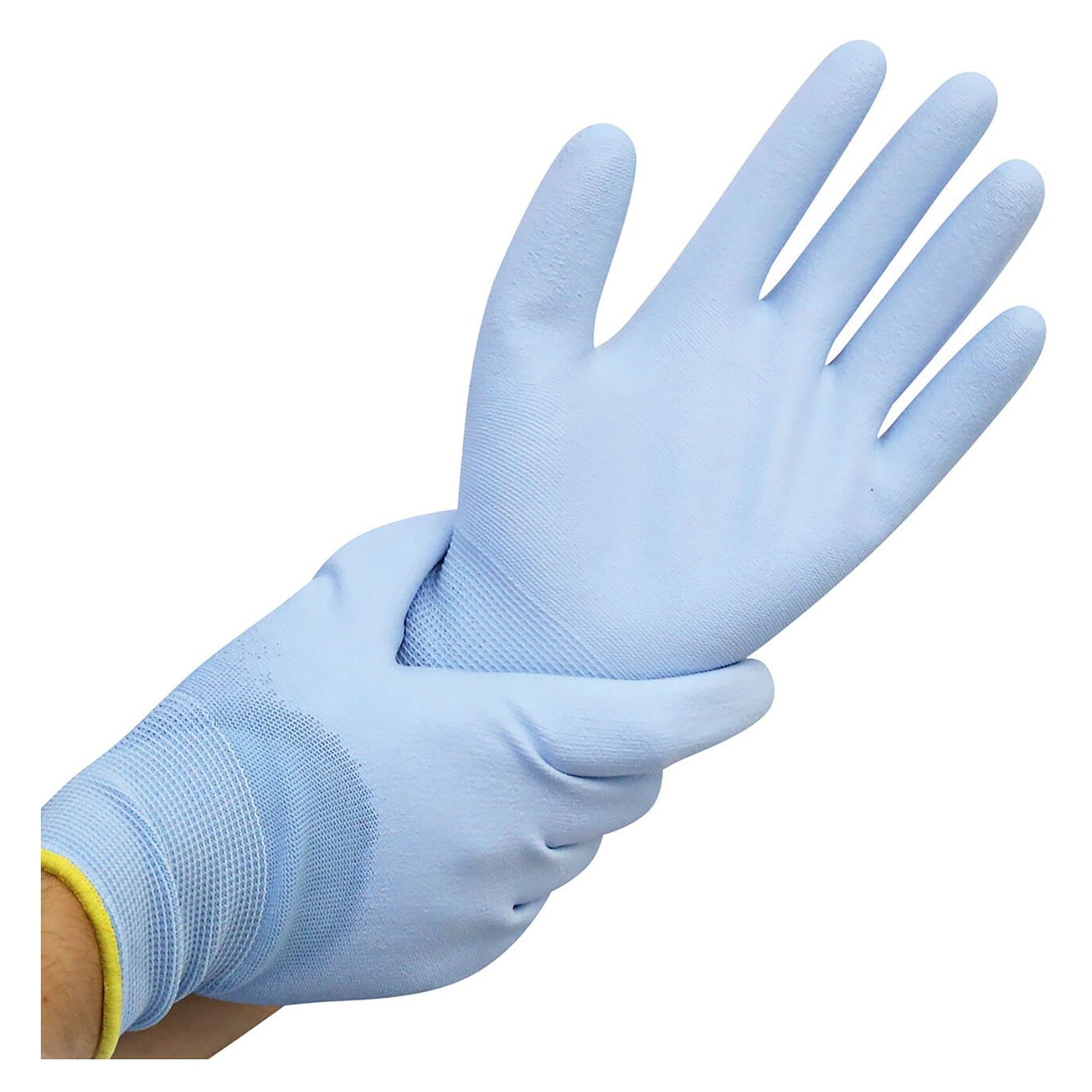 Feinstrickhandschuh ULTRA FLEX HAND 3/4, PU-Beschichtung, Nylon, blau - Franz Mensch Hygostar-333542