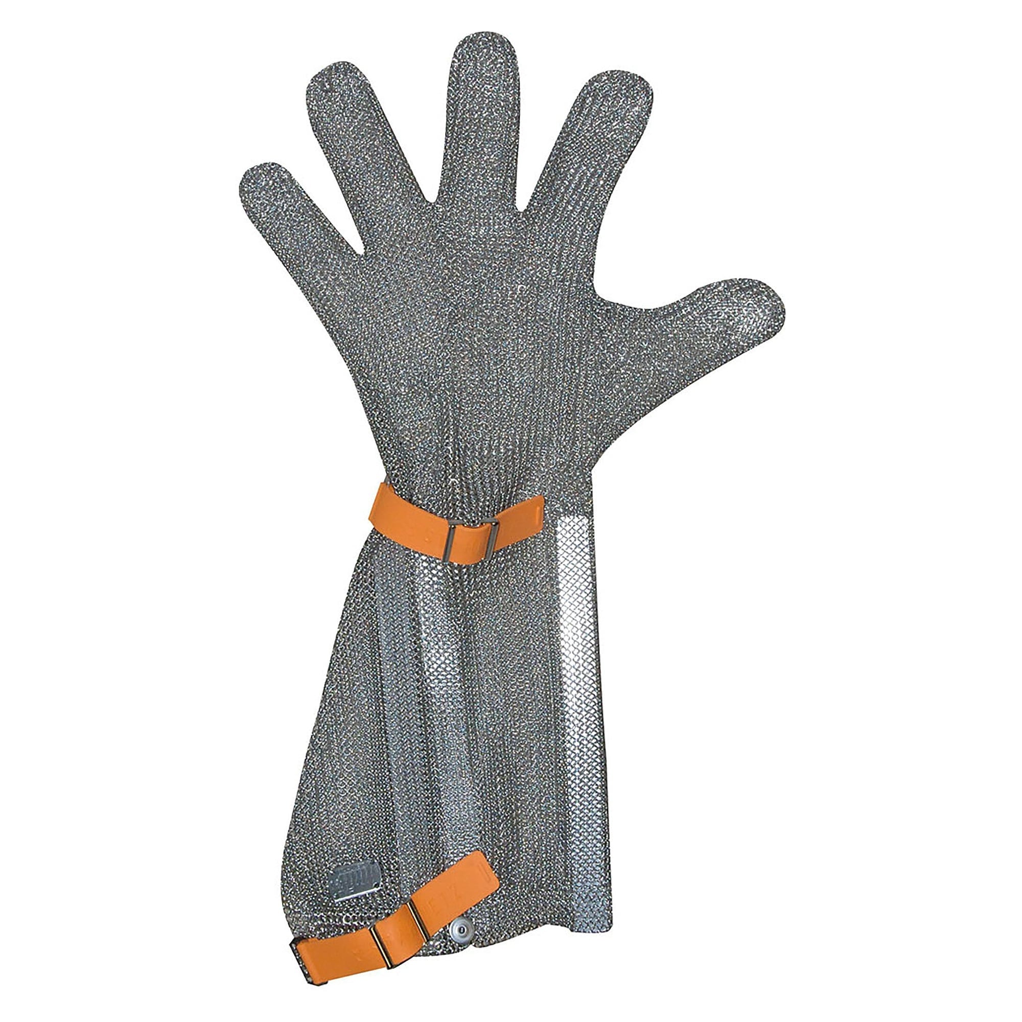 Stab protection glove Hygostar in stainless steel mesh with 20 cm cuff, food safe - Franz Mensch Hygostar-33533