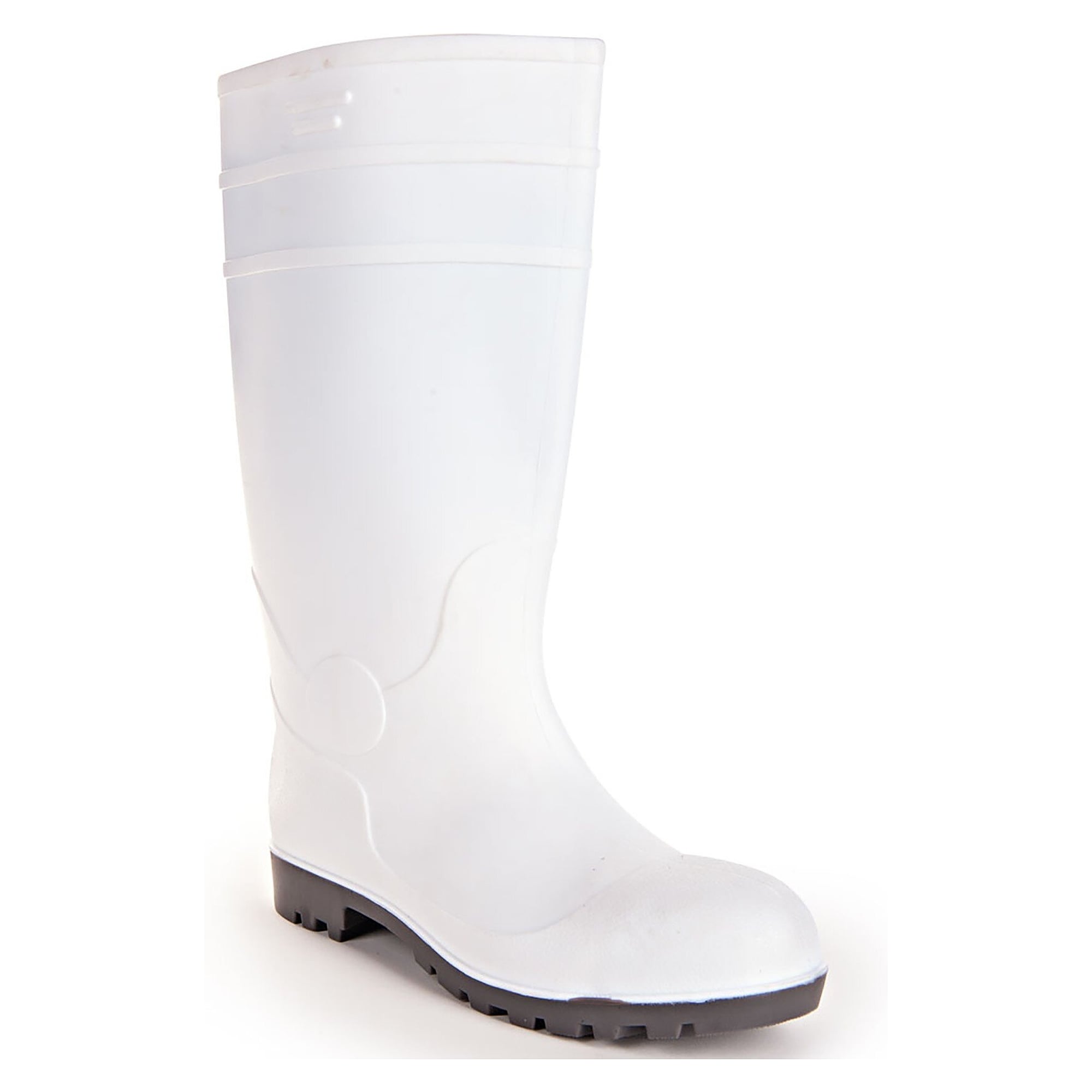 Sicherheitsstiefel Food S4 für Lebensmittelbetriebe, Stahlkappe, Vinyl, weiß - Franz Mensch Hygostar-86538