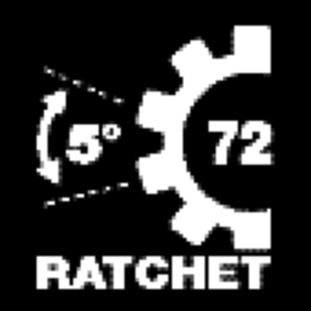 Ring Ratchet Open-End Spanner Set 7 pcs. 8-19 mm in Holder, 72 Teeth - Wiha 45244