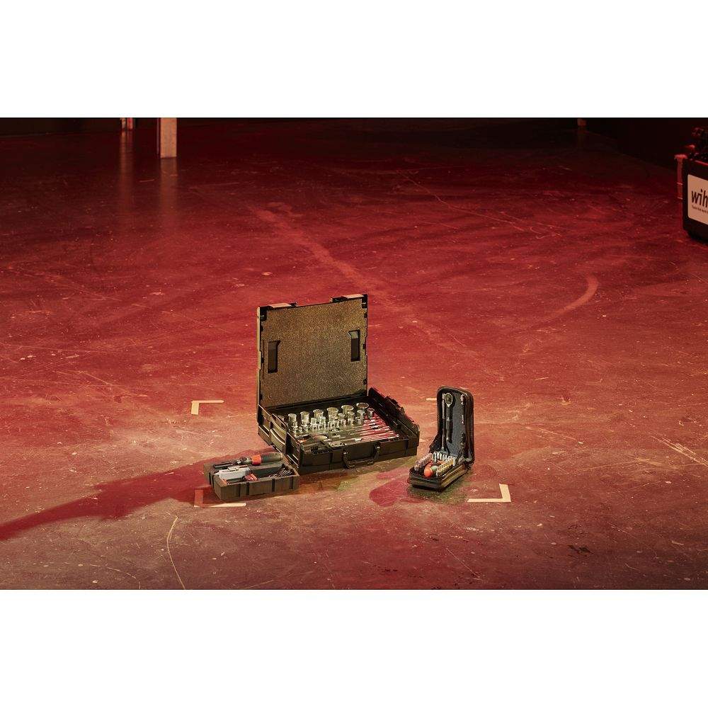 Steckschlüssel- und Bit Set 1/4" und 1/2" 60-tlg. inkl. L-Boxx - Wiha 44685