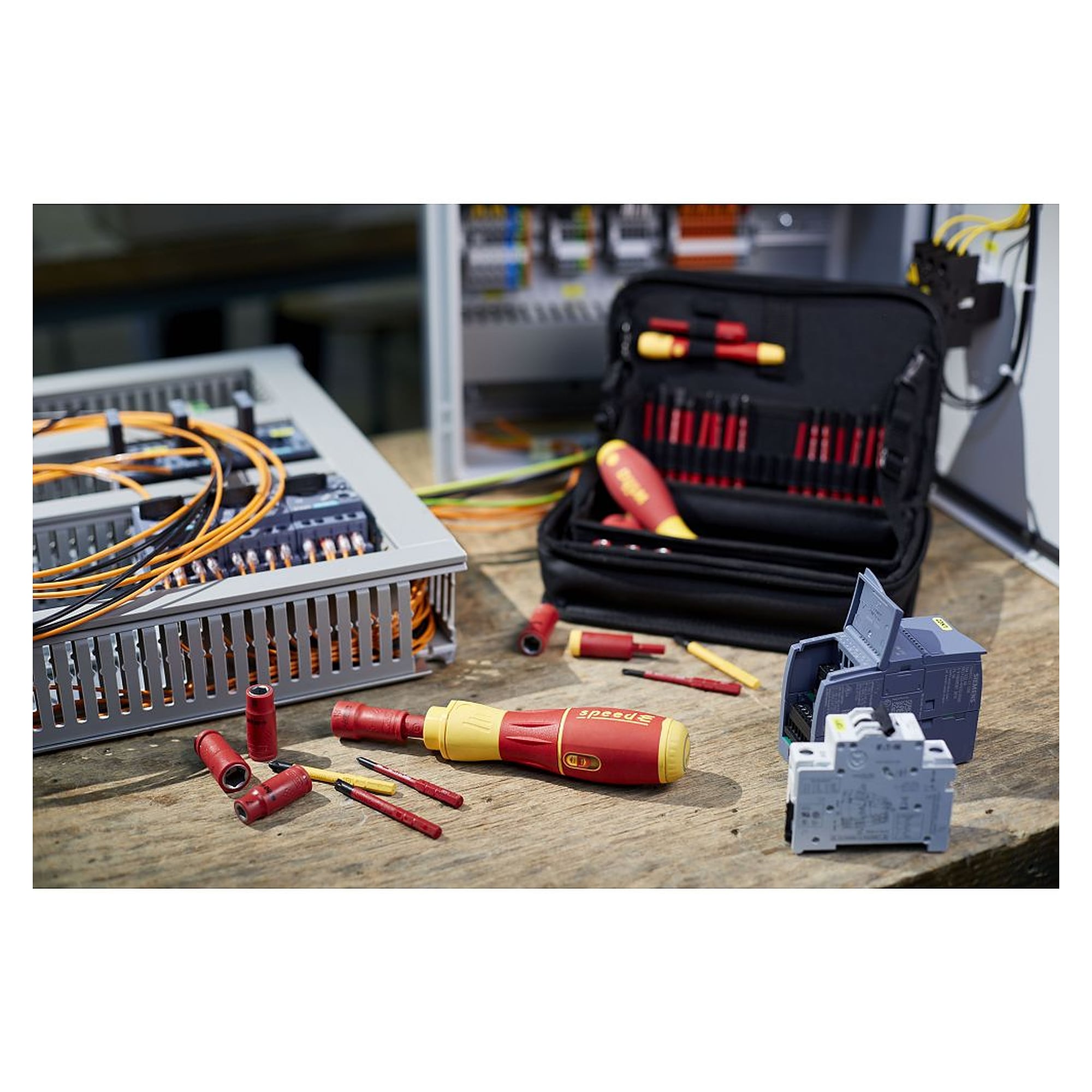 E-Schraubendreher speedE II electric 7-tlg. Set mit slimBits und L-Boxx Mini - Wiha 44318