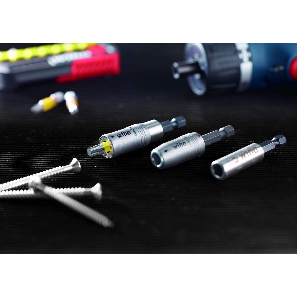 Wiha Bit holder MagicFlip Force magnetic with ring magnet, 1/4" in box (36800)