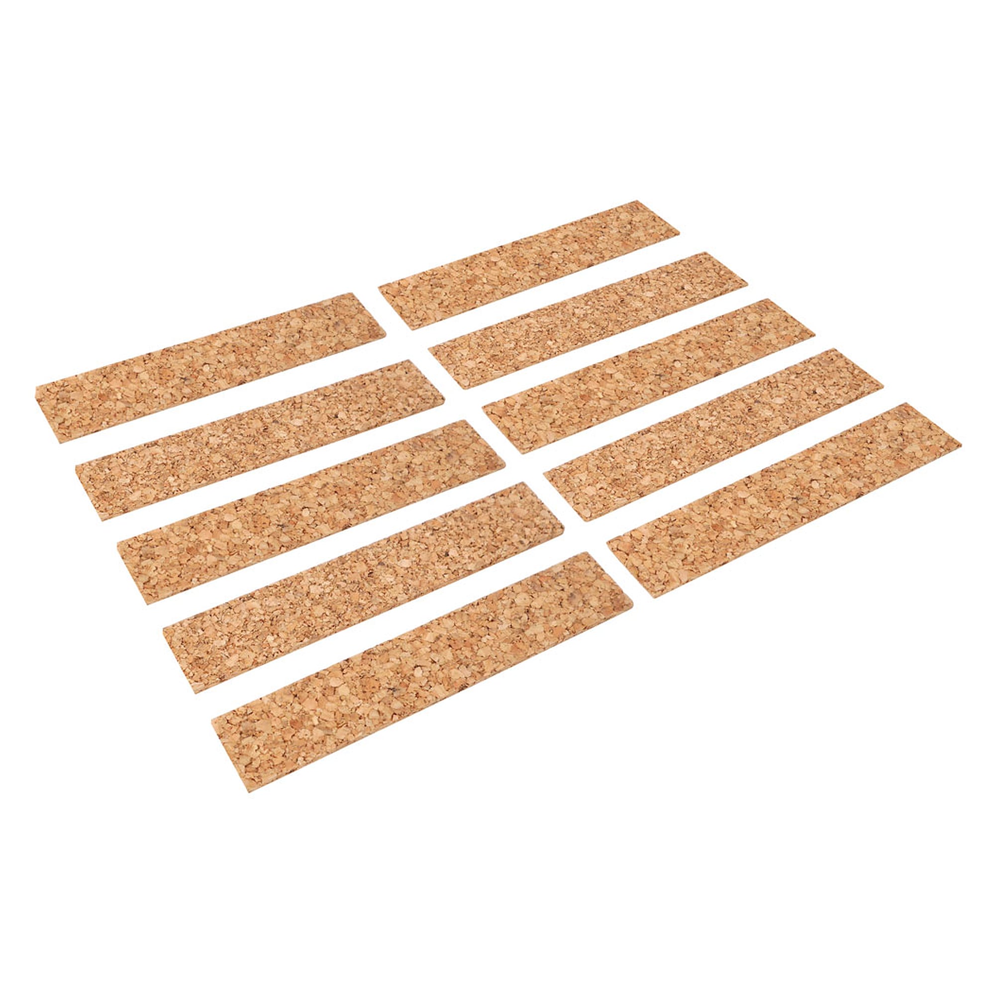 Korkstreifen selbstklebend 125 x 25 x 3 mm für Schraubstockbacken, VE10 - Bernstein KORK-125x25x3