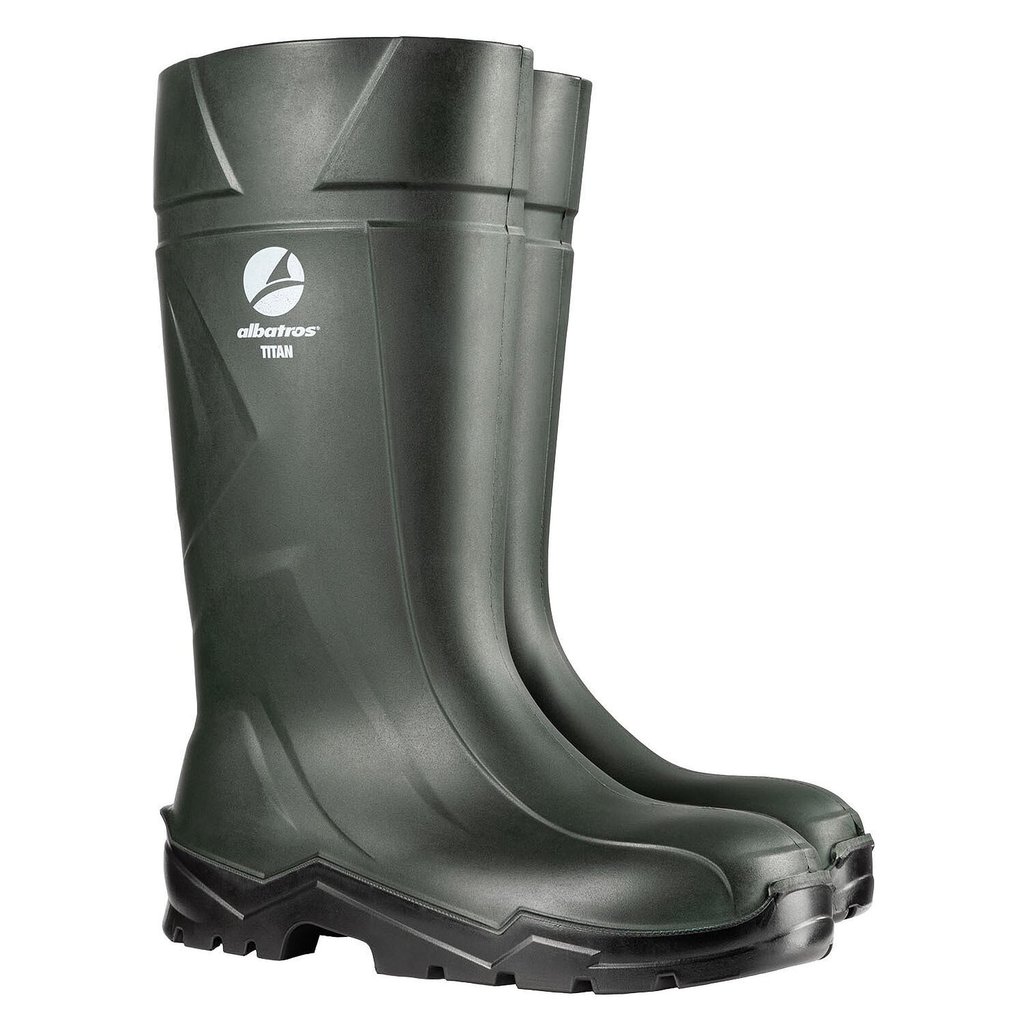 Sicherheitsstiefel S5 TITAN aus PU, Stahlkappe, kälteisolierend, SRC, grün - PUMA Safety 590880600