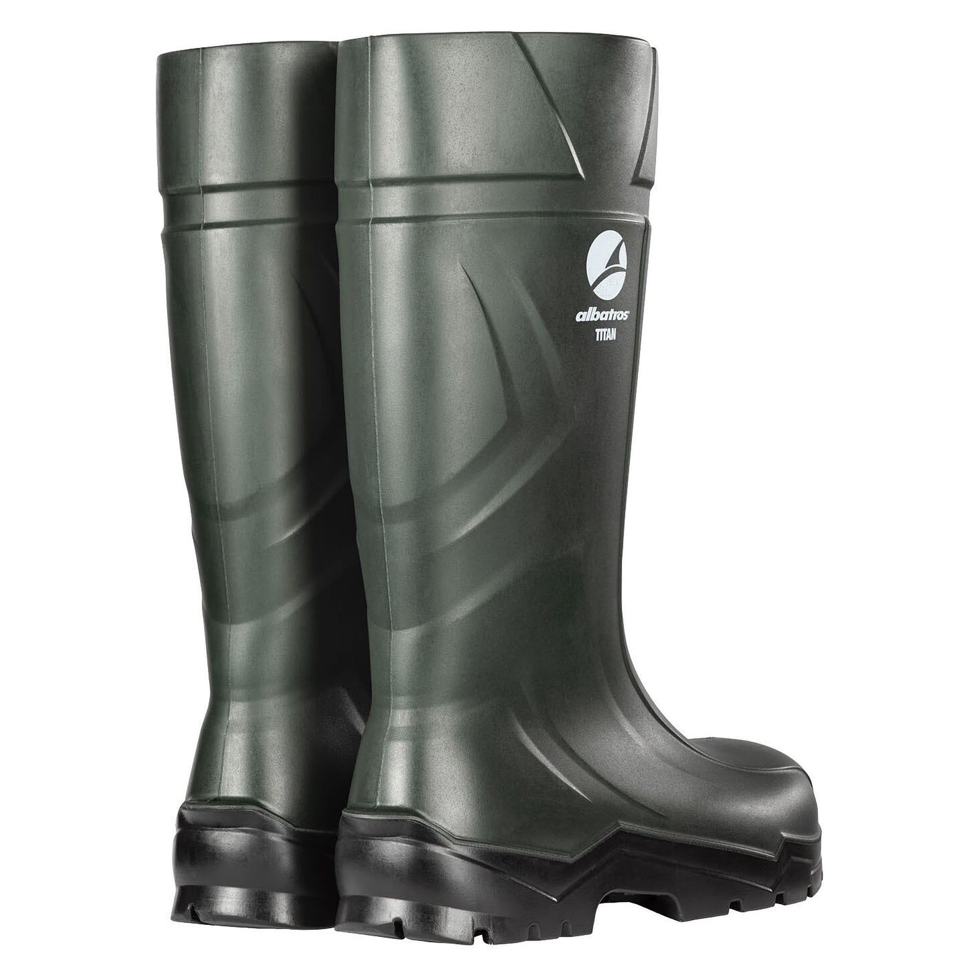 Sicherheitsstiefel S5 TITAN aus PU, Stahlkappe, kälteisolierend, SRC, grün - PUMA Safety 590880600