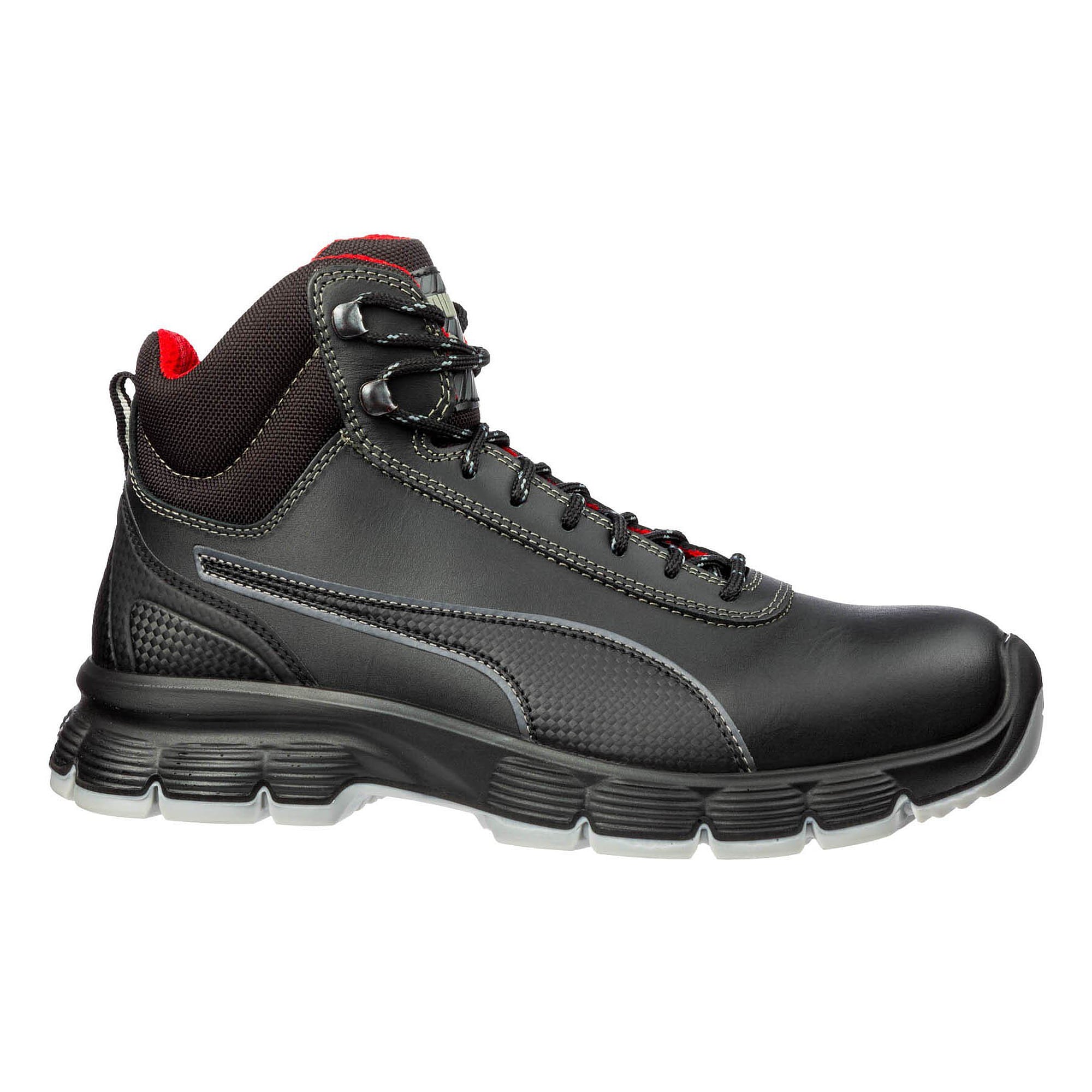 ESD-Sicherheitsstiefel CONDOR MID S3L, Vollrindleder, Weite 11, schwarz - PUMA Safety 630101202